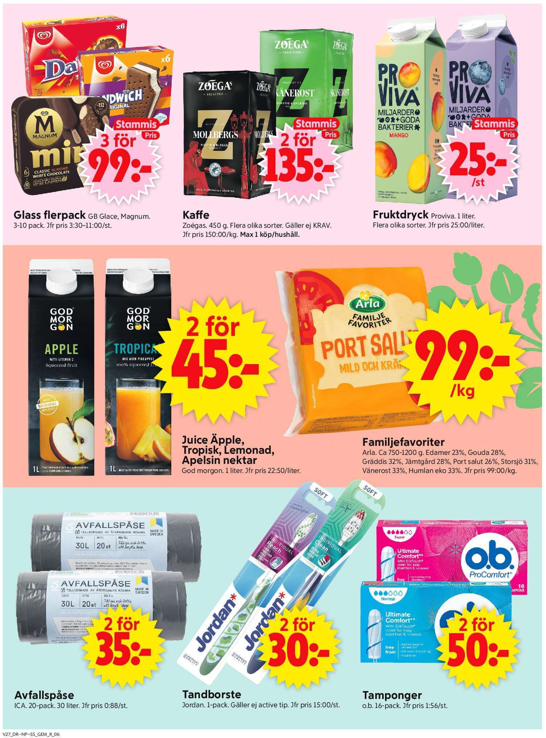ica-supermarket - ICA Supermarket-reklambladet giltigt från 30/06 - 06/07 - page: 8