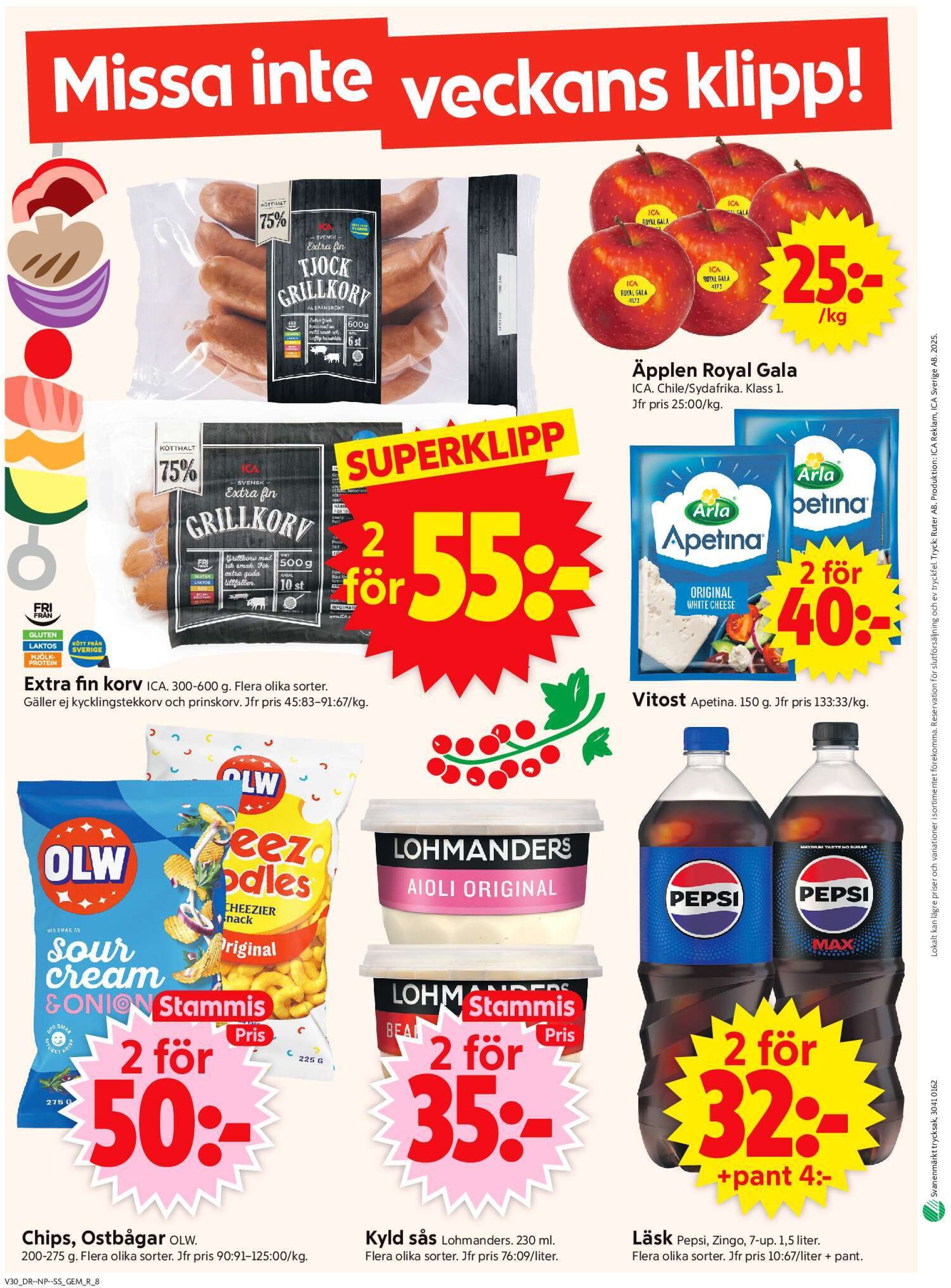 ica-supermarket - ICA Supermarket-reklambladet giltigt från 21/07 - 27/07 - page: 10