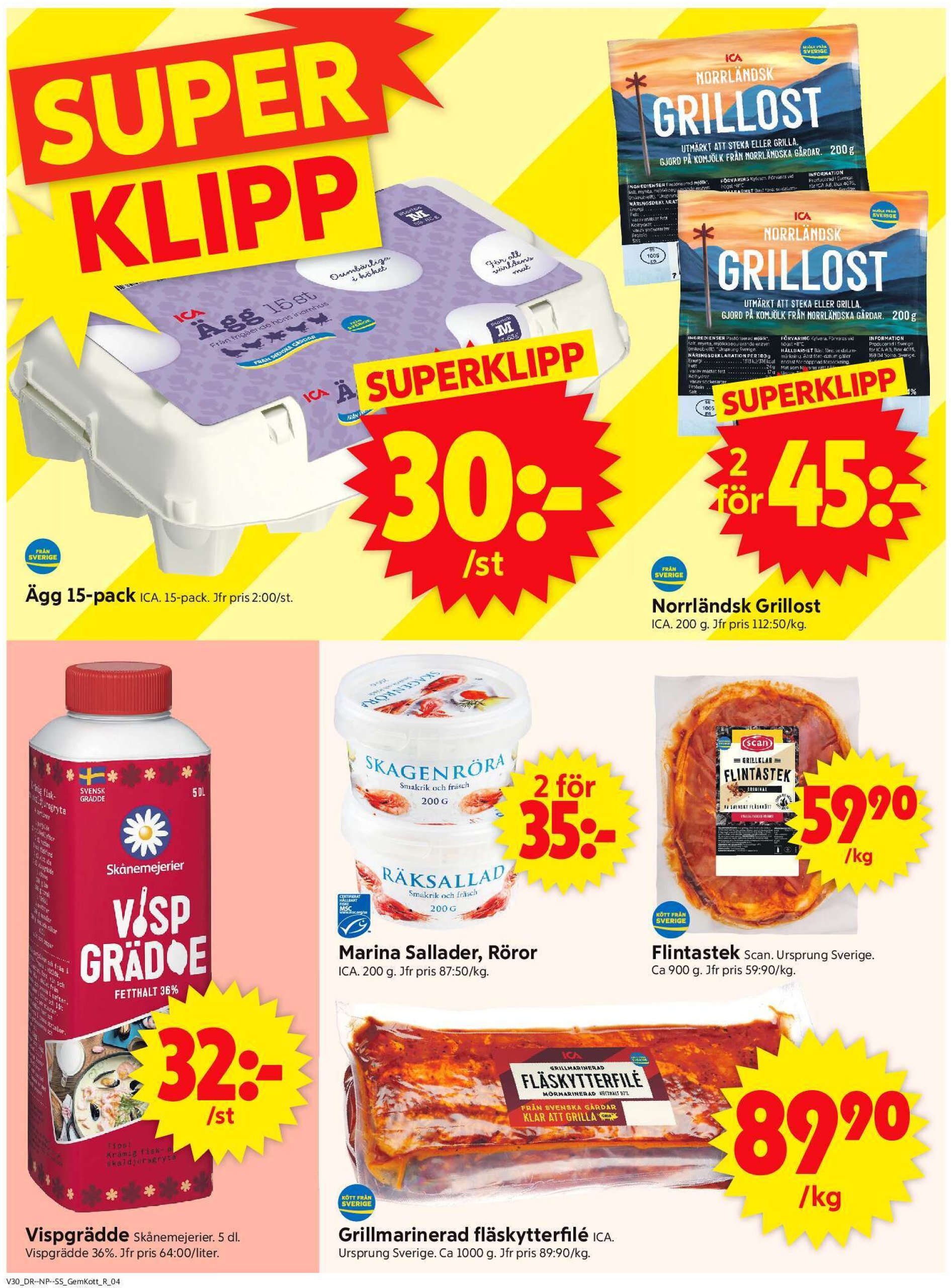 ica-supermarket - ICA Supermarket-reklambladet giltigt från 21/07 - 27/07 - page: 4