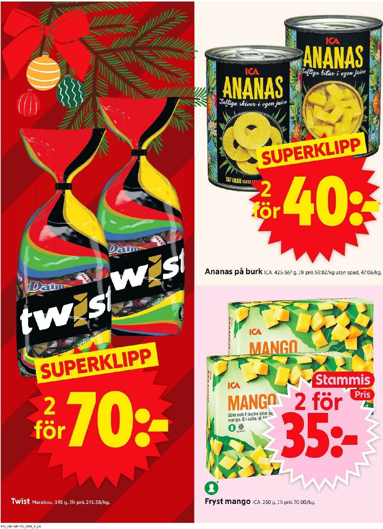 ica-supermarket - ICA Supermarket-reklambladet giltigt från 15/12 - 21/12 - page: 4