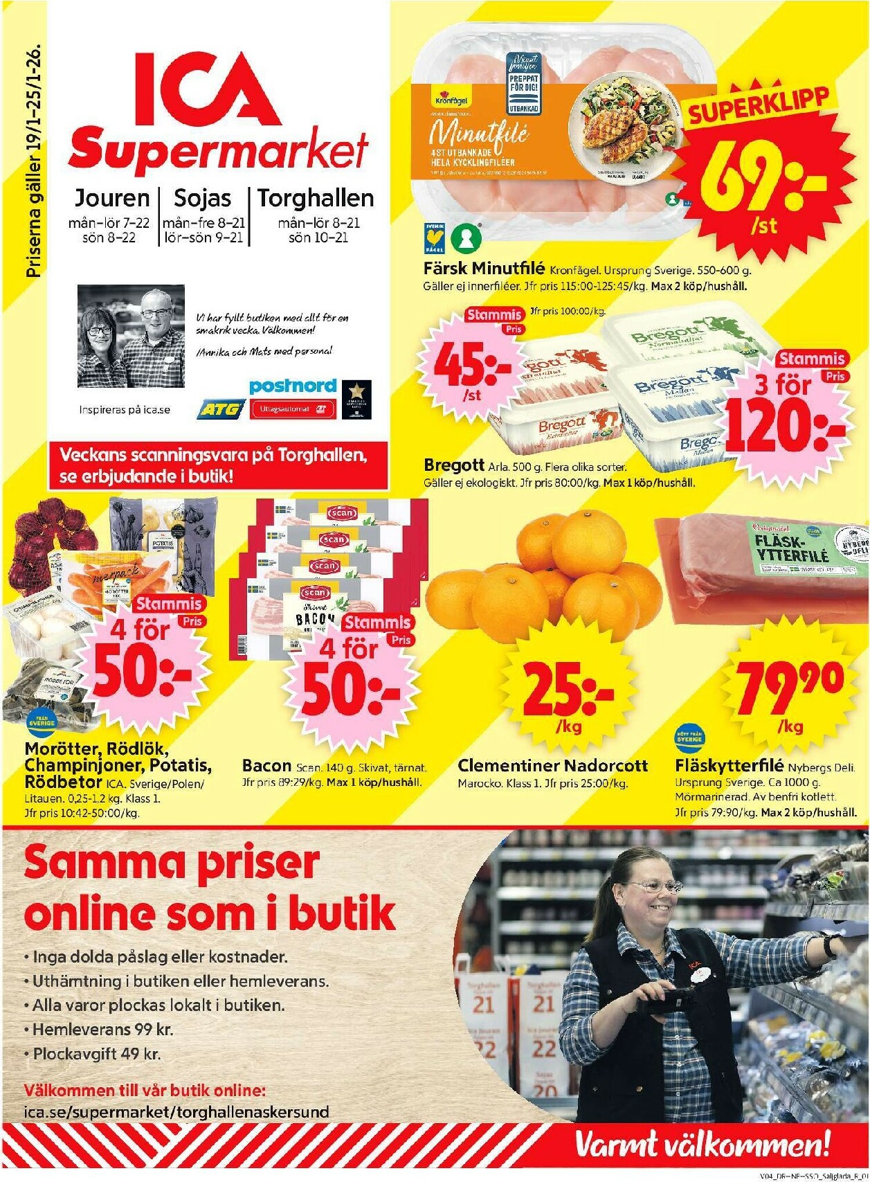 ica-supermarket - ICA Supermarket-reklambladet giltigt från 19/01 - 25/01