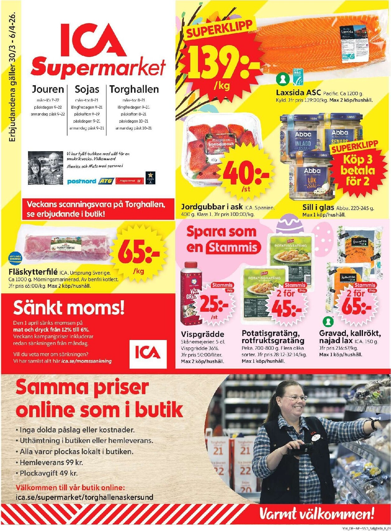 ica-supermarket - ICA Supermarket-reklambladet giltigt från 30/03/2026 - 06/04/2026