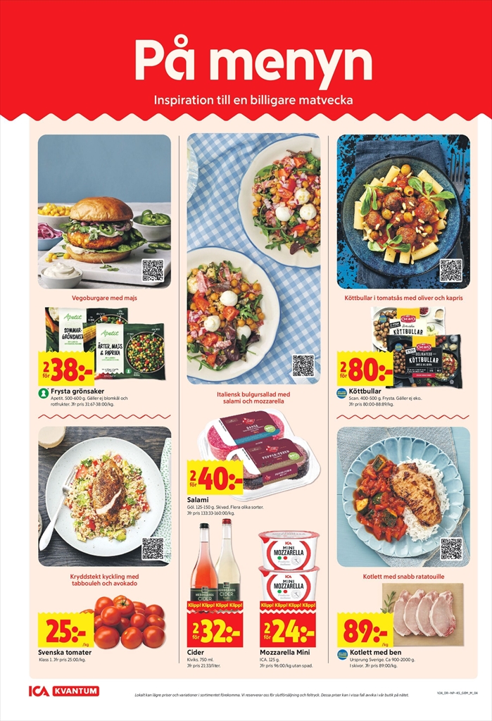 ica-kvantum - Aktuellt ICA Kvantum reklamblad från måndag, 08/06/2026 till söndag, 14/06/2026 - page: 4