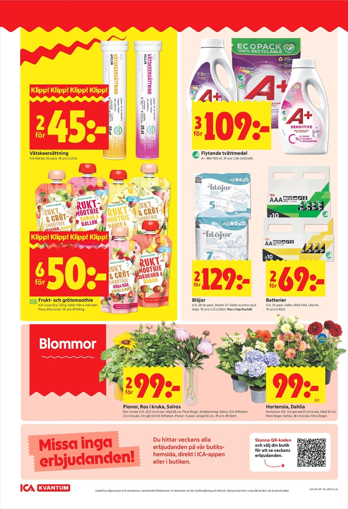 ica-kvantum - Aktuellt ICA Kvantum reklamblad från måndag, 08/06/2026 till söndag, 14/06/2026 - page: 6