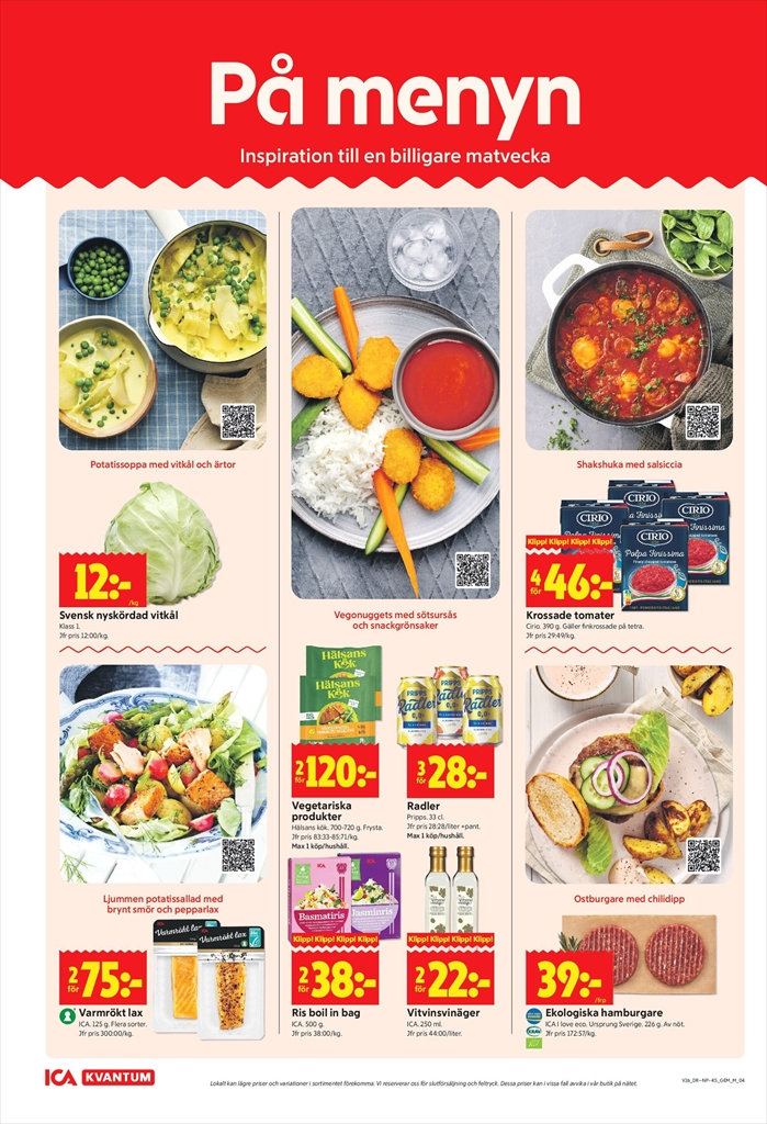 ica-kvantum - Aktuellt ICA Kvantum reklamblad från måndag, 22/06/2026 till söndag, 28/06/2026 - page: 4