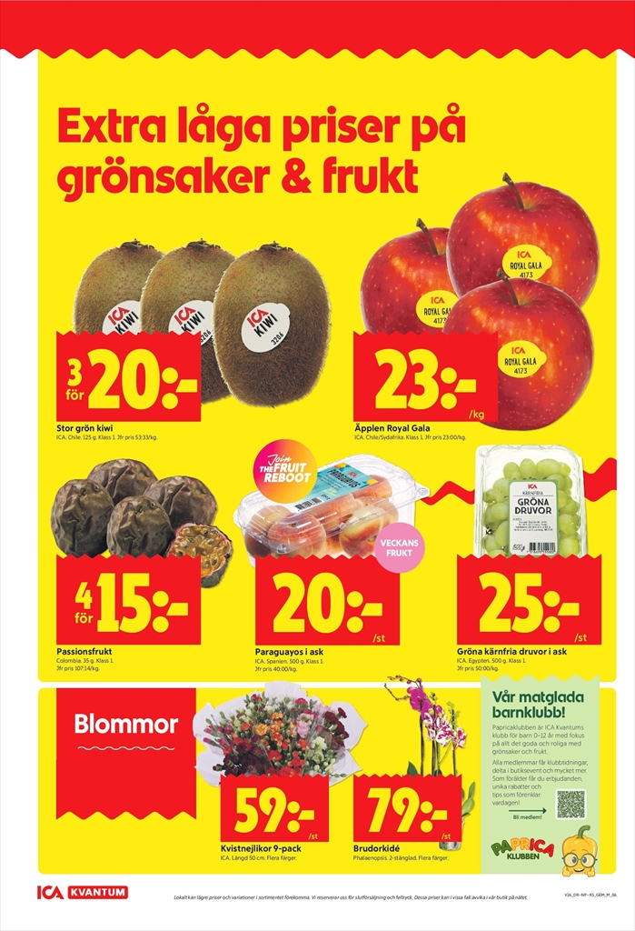 ica-kvantum - Aktuellt ICA Kvantum reklamblad från måndag, 22/06/2026 till söndag, 28/06/2026 - page: 6