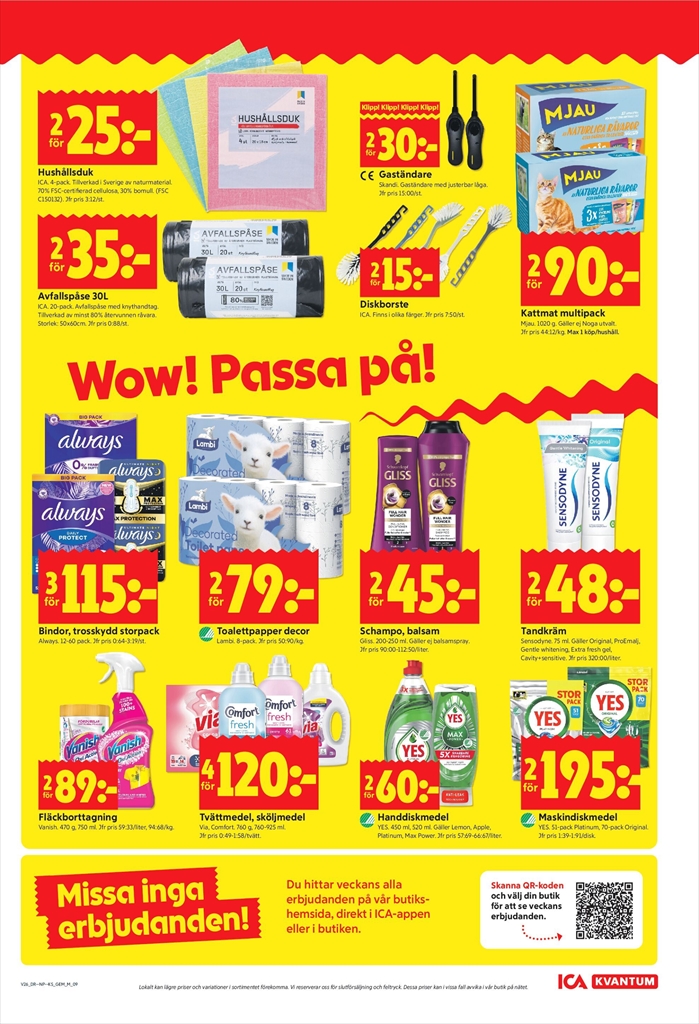 ica-kvantum - Aktuellt ICA Kvantum reklamblad från måndag, 22/06/2026 till söndag, 28/06/2026 - page: 9