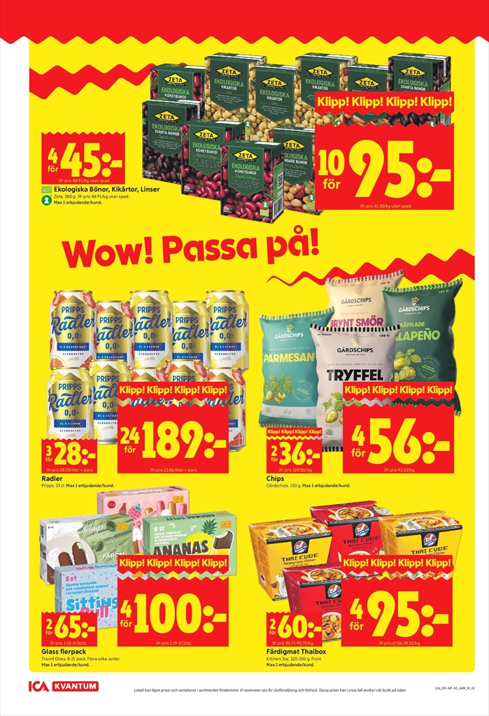 ica-kvantum - Aktuellt ICA Kvantum reklamblad från måndag, 22/06/2026 till söndag, 28/06/2026 - page: 2