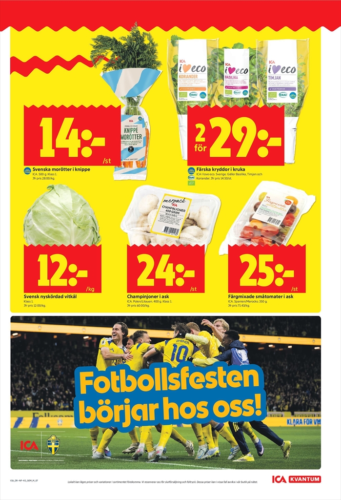 ica-kvantum - Aktuellt ICA Kvantum reklamblad från måndag, 22/06/2026 till söndag, 28/06/2026 - page: 7