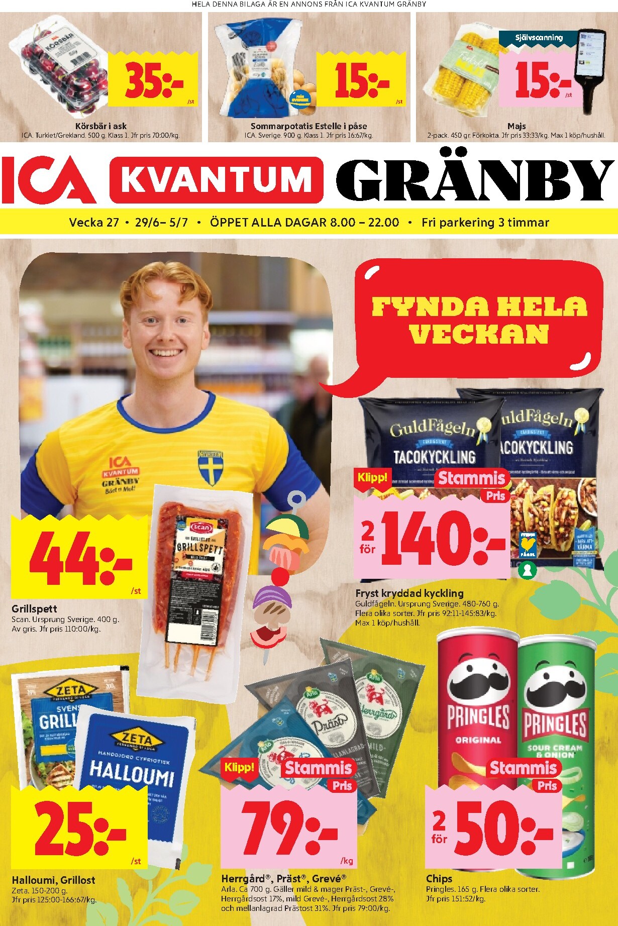 ica-kvantum - Aktuellt ICA Kvantum reklamblad från måndag, 29/06/2026 till söndag, 05/07/2026