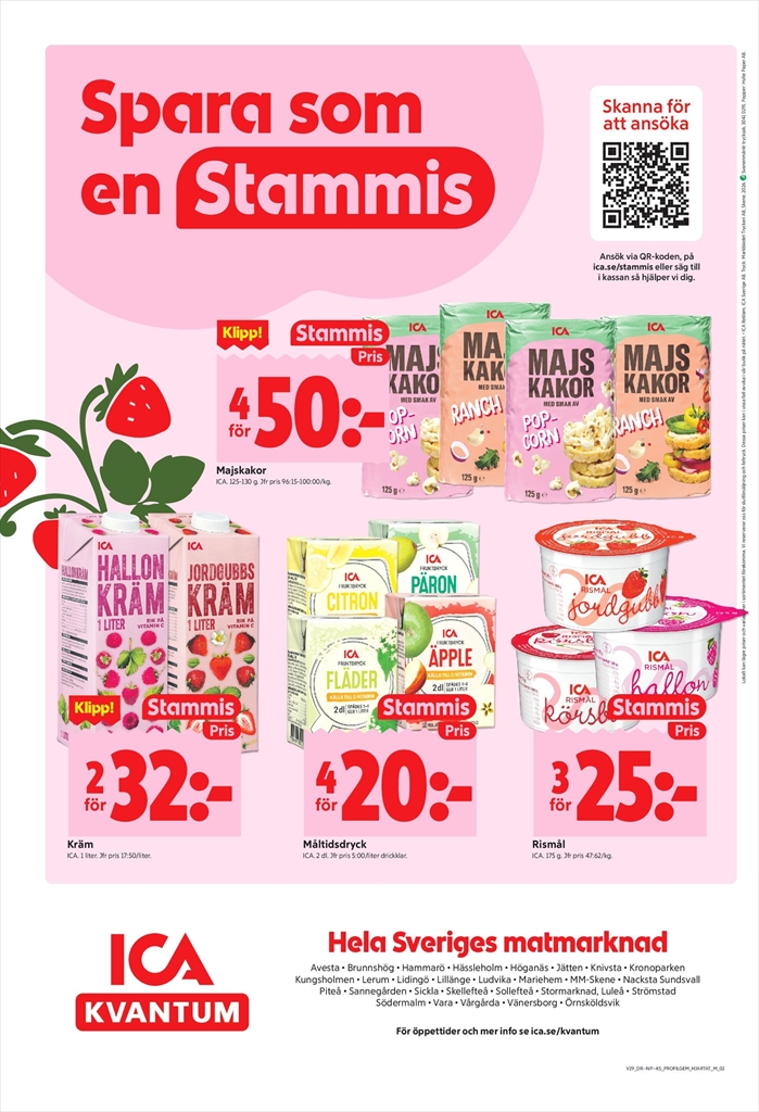 ica-kvantum - Aktuellt ICA Kvantum - Veckans reklamblad reklamblad från måndag, 13/07/2026 till söndag, 19/07/2026 - page: 8