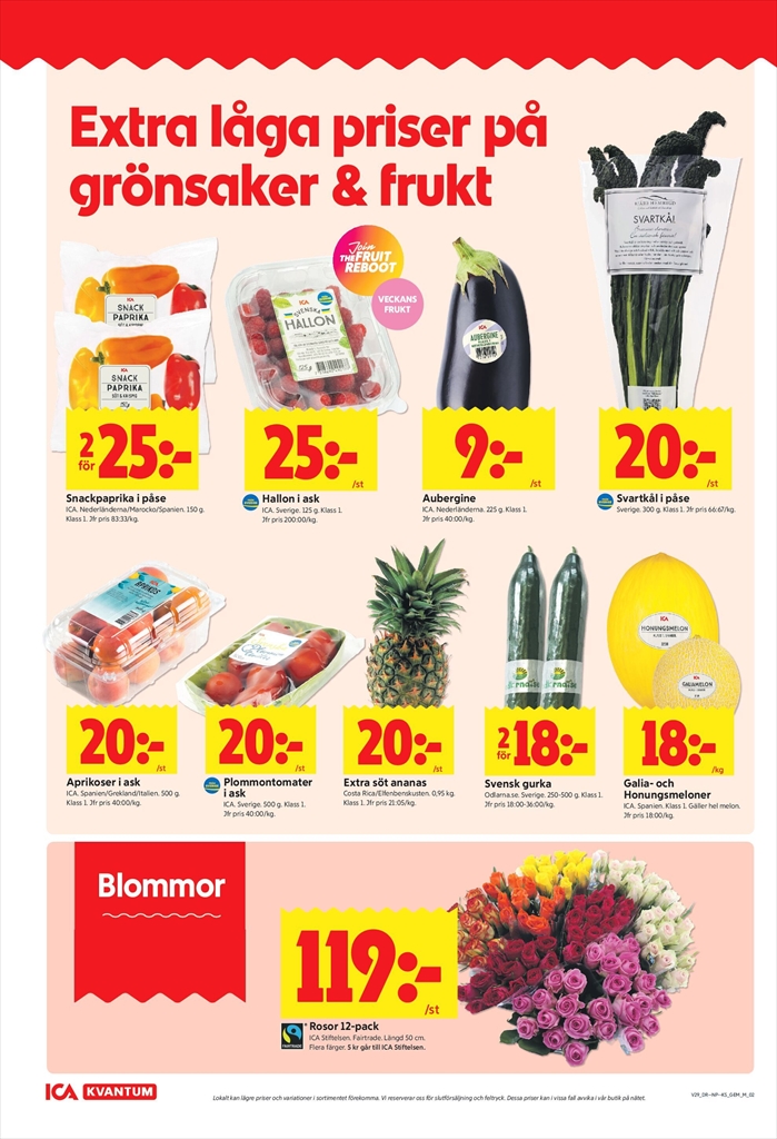 ica-kvantum - Aktuellt ICA Kvantum - Veckans reklamblad reklamblad från måndag, 13/07/2026 till söndag, 19/07/2026 - page: 2