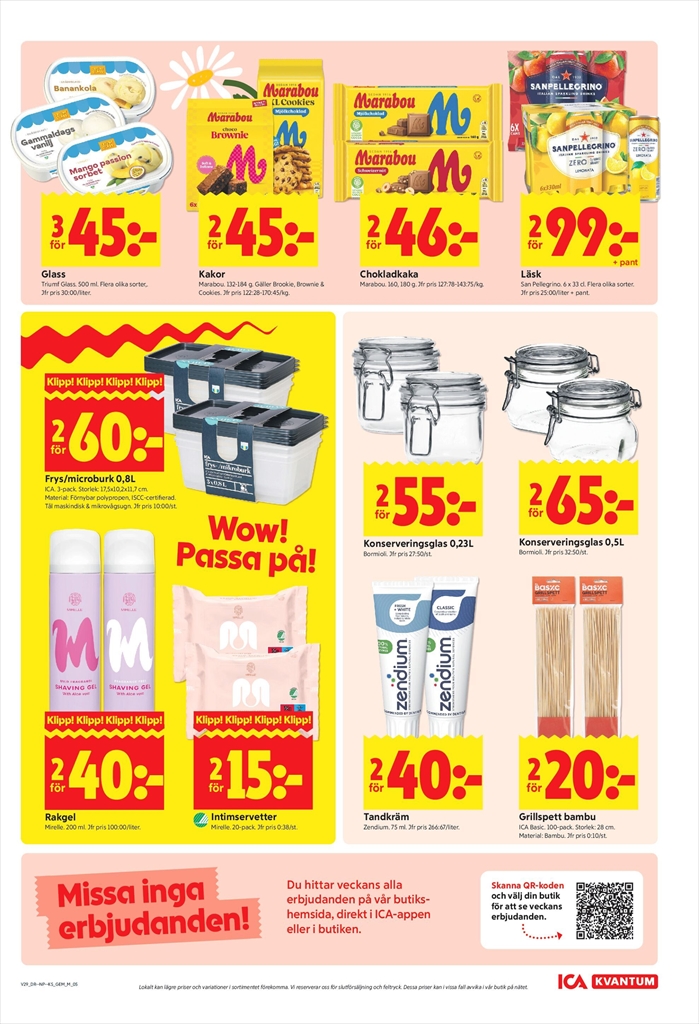 ica-kvantum - Aktuellt ICA Kvantum - Veckans reklamblad reklamblad från måndag, 13/07/2026 till söndag, 19/07/2026 - page: 7