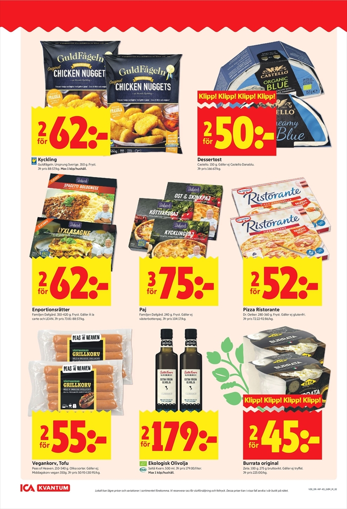 ica-kvantum - Aktuellt ICA Kvantum - Veckans reklamblad reklamblad från måndag, 20/07/2026 till söndag, 26/07/2026 - page: 2