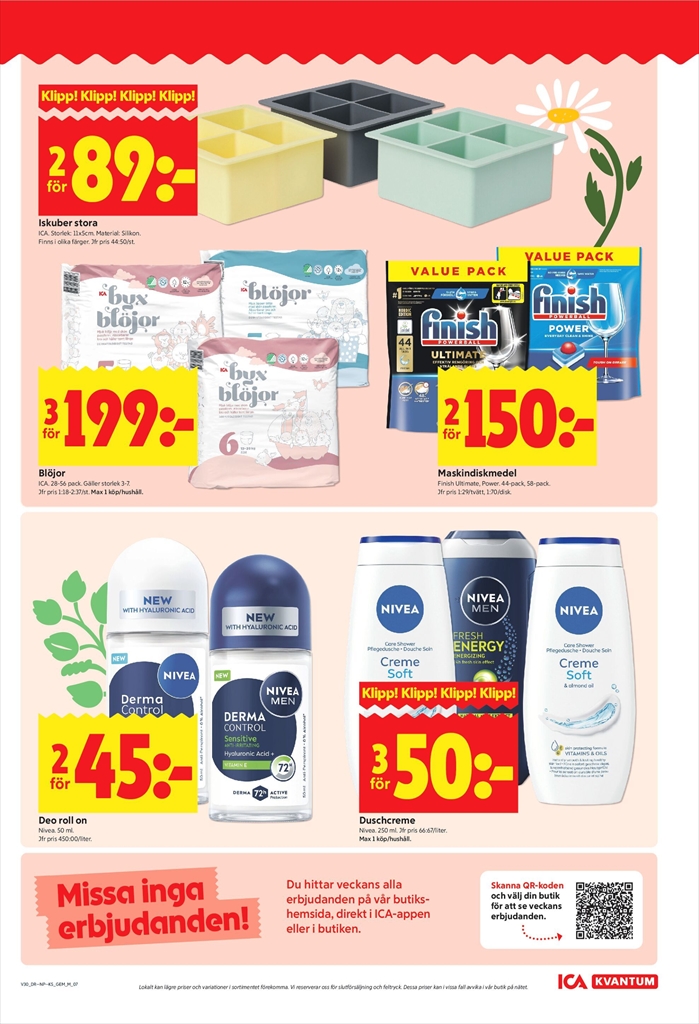 ica-kvantum - Aktuellt ICA Kvantum - Veckans reklamblad reklamblad från måndag, 20/07/2026 till söndag, 26/07/2026 - page: 7