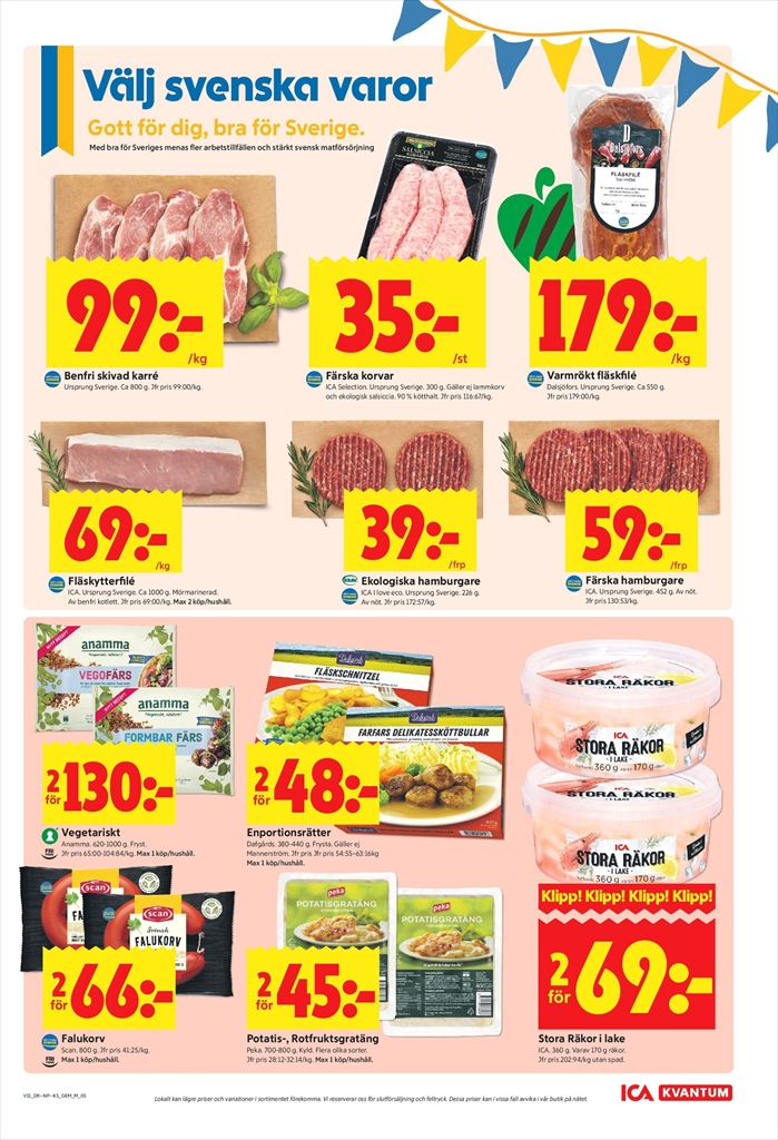 ica-kvantum - Aktuellt ICA Kvantum reklamblad från måndag, 27/07/2026 till söndag, 02/08/2026 - page: 5