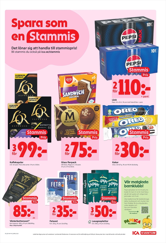 ica-kvantum - Aktuellt ICA Kvantum reklamblad från måndag, 27/07/2026 till söndag, 02/08/2026 - page: 3