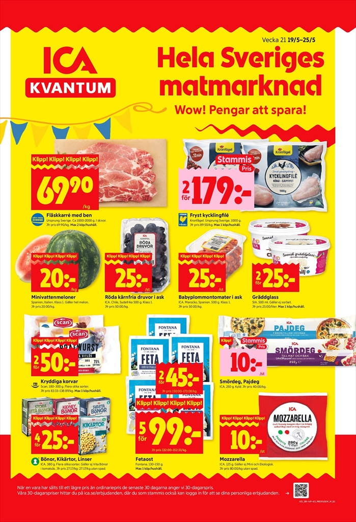 ica-kvantum - ICA Kvantum-reklambladet giltigt från 19/05 - 25/05
