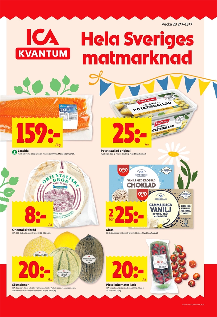 ica-kvantum - ICA Kvantum-reklambladet giltigt från 07/07 - 13/07