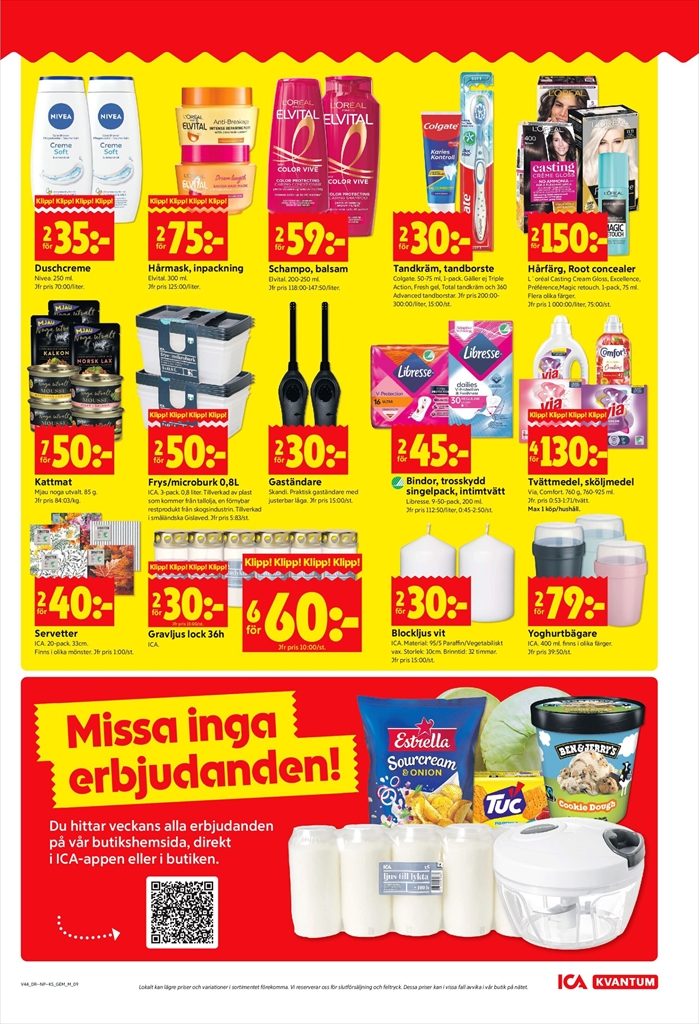 ica-kvantum - ICA Kvantum-reklambladet giltigt från 27/10 - 02/11 - page: 9