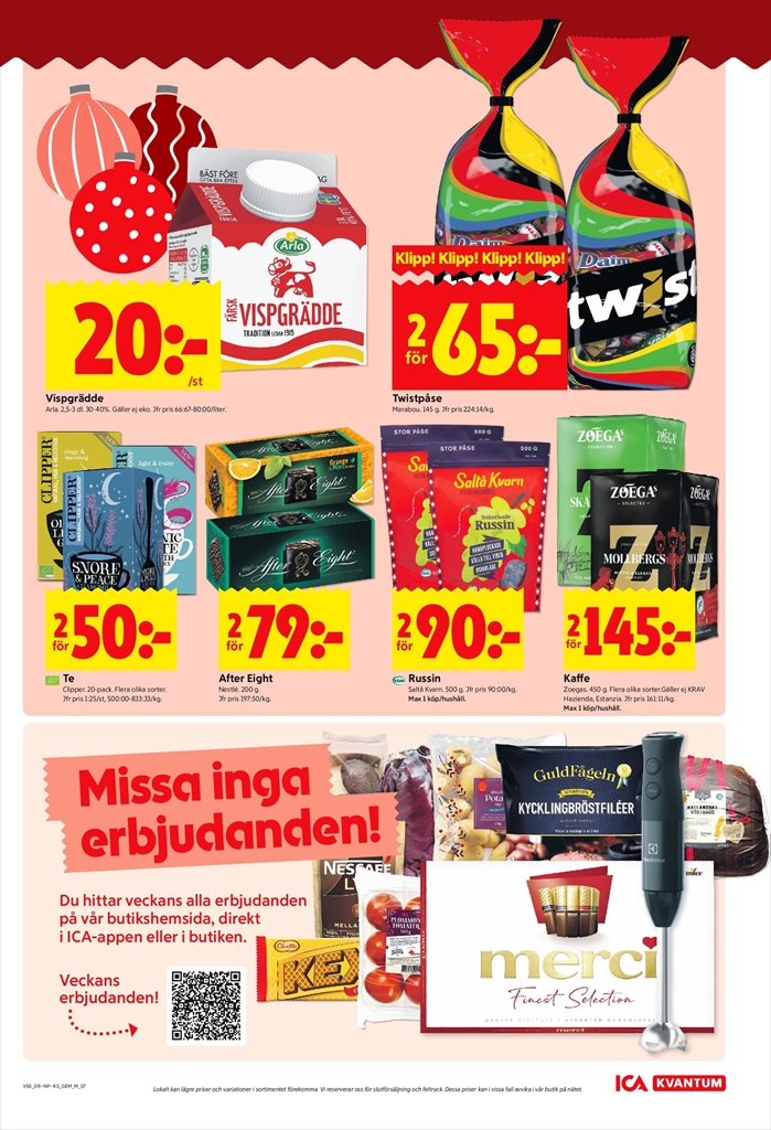 ica-kvantum - ICA Kvantum-reklambladet giltigt från 08/12 - 14/12 - page: 7