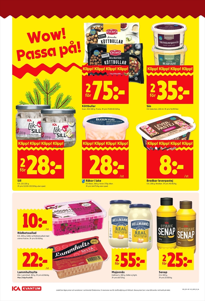 ica-kvantum - ICA Kvantum-reklambladet giltigt från 08/12 - 14/12 - page: 6