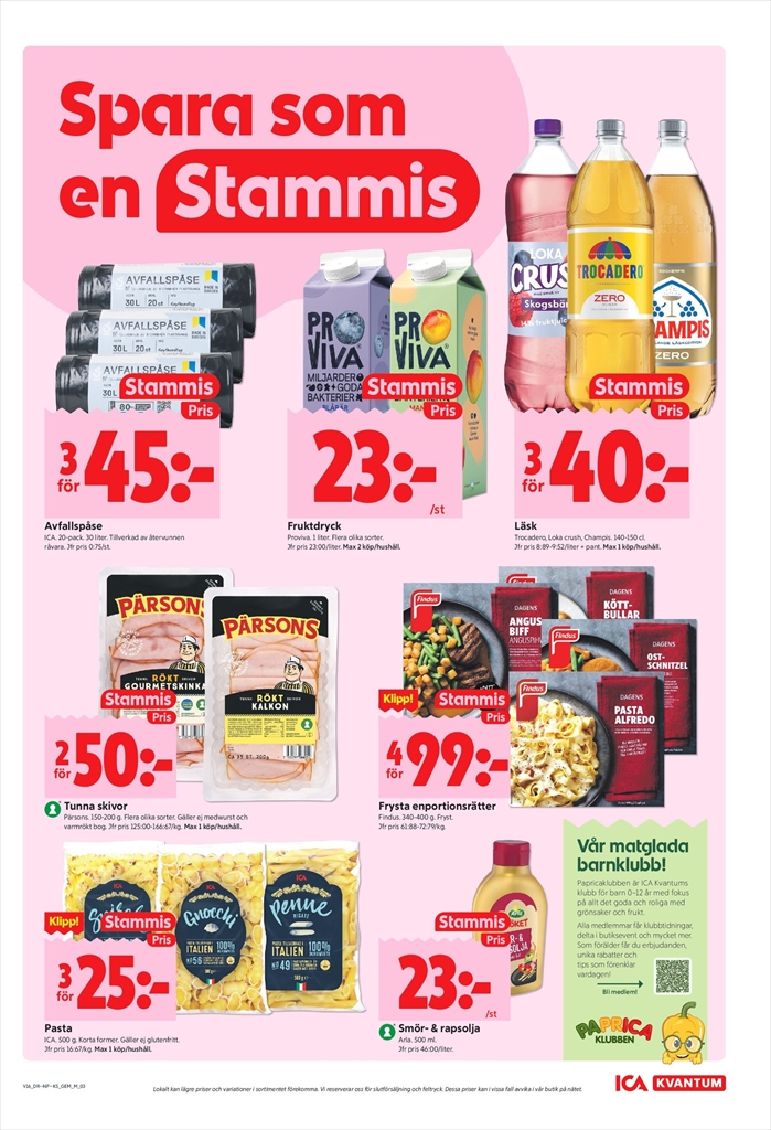 ica-kvantum - Aktuellt ICA Kvantum reklamblad giltigt från måndag 13/04/2026 till söndag 19/04/2026 - page: 3