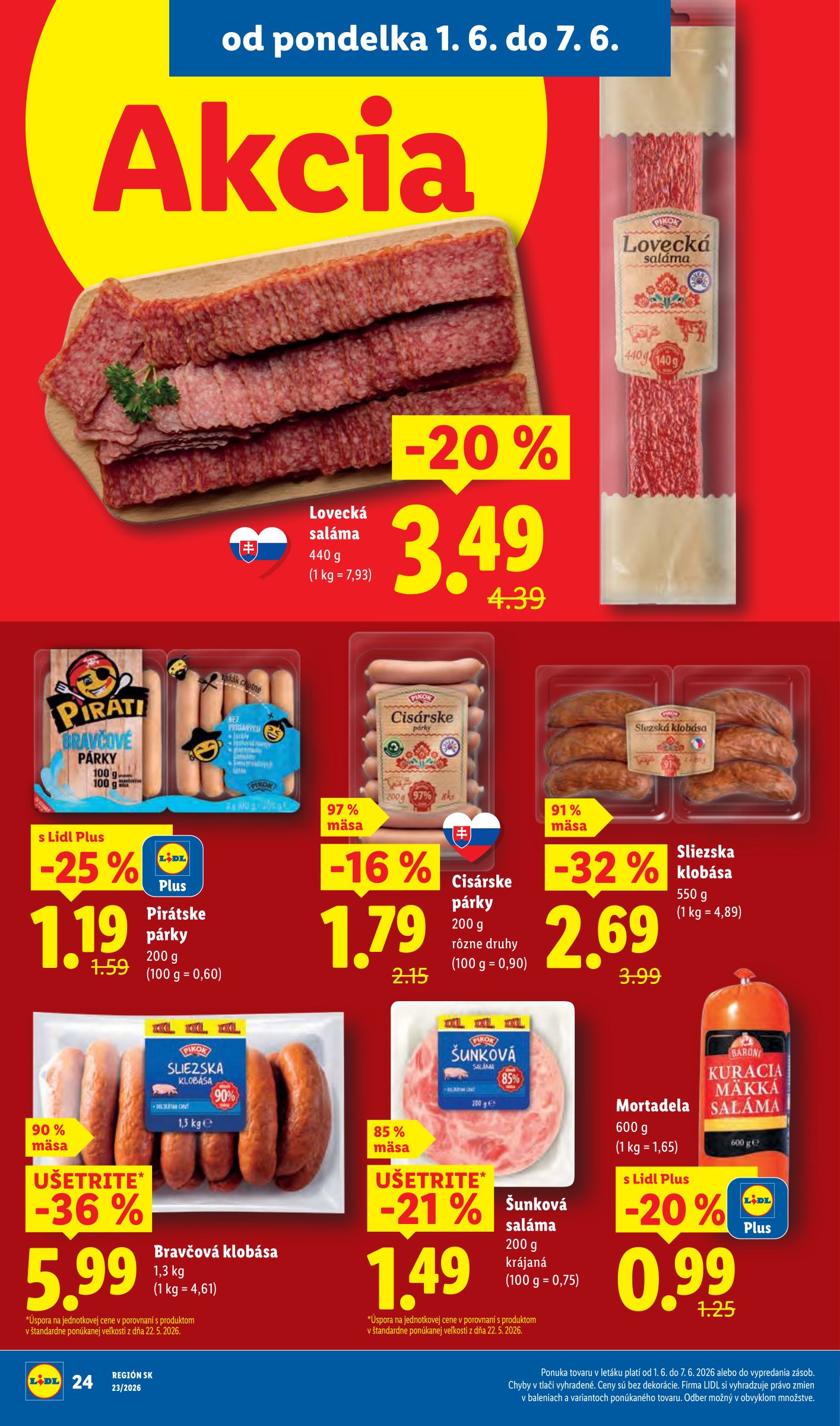 lidl - Aktuálny Lidl leták od pondelka, 01.06.2026 do nedele, 07.06.2026 - page: 40