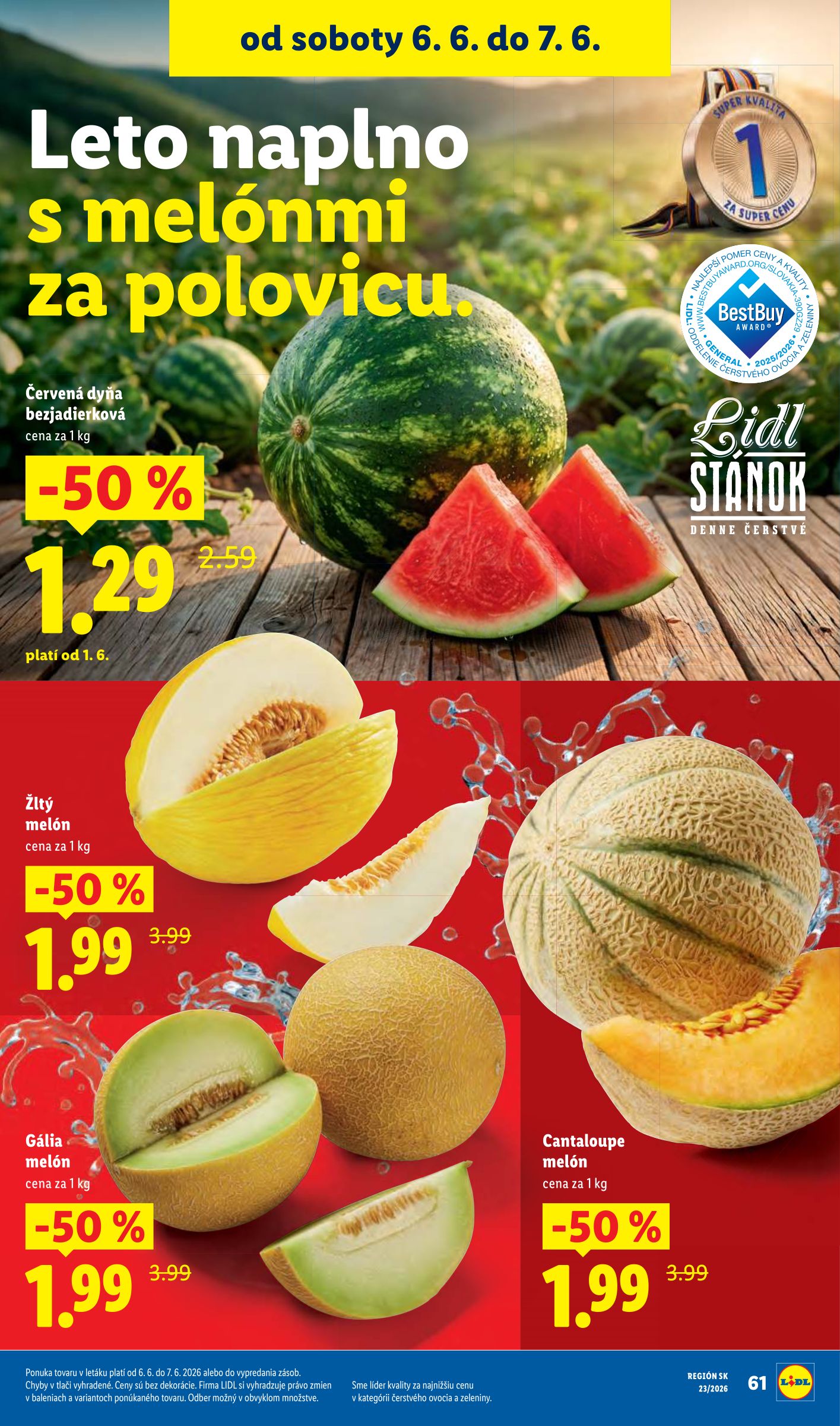 lidl - Aktuálny Lidl leták od pondelka, 01.06.2026 do nedele, 07.06.2026 - page: 97
