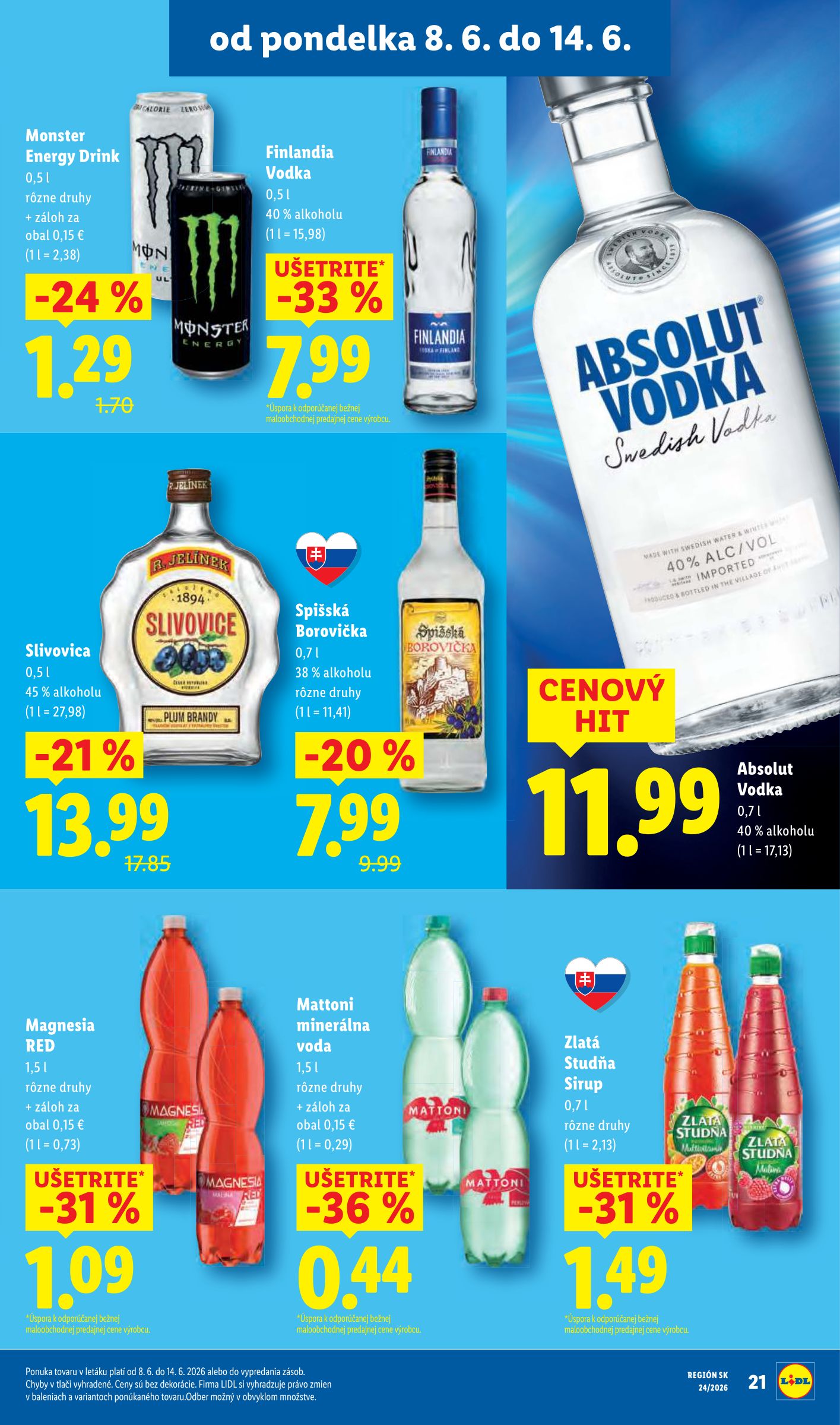 lidl - Aktuálny Lidl leták od pondelka, 08.06.2026 do nedele, 14.06.2026 - page: 33