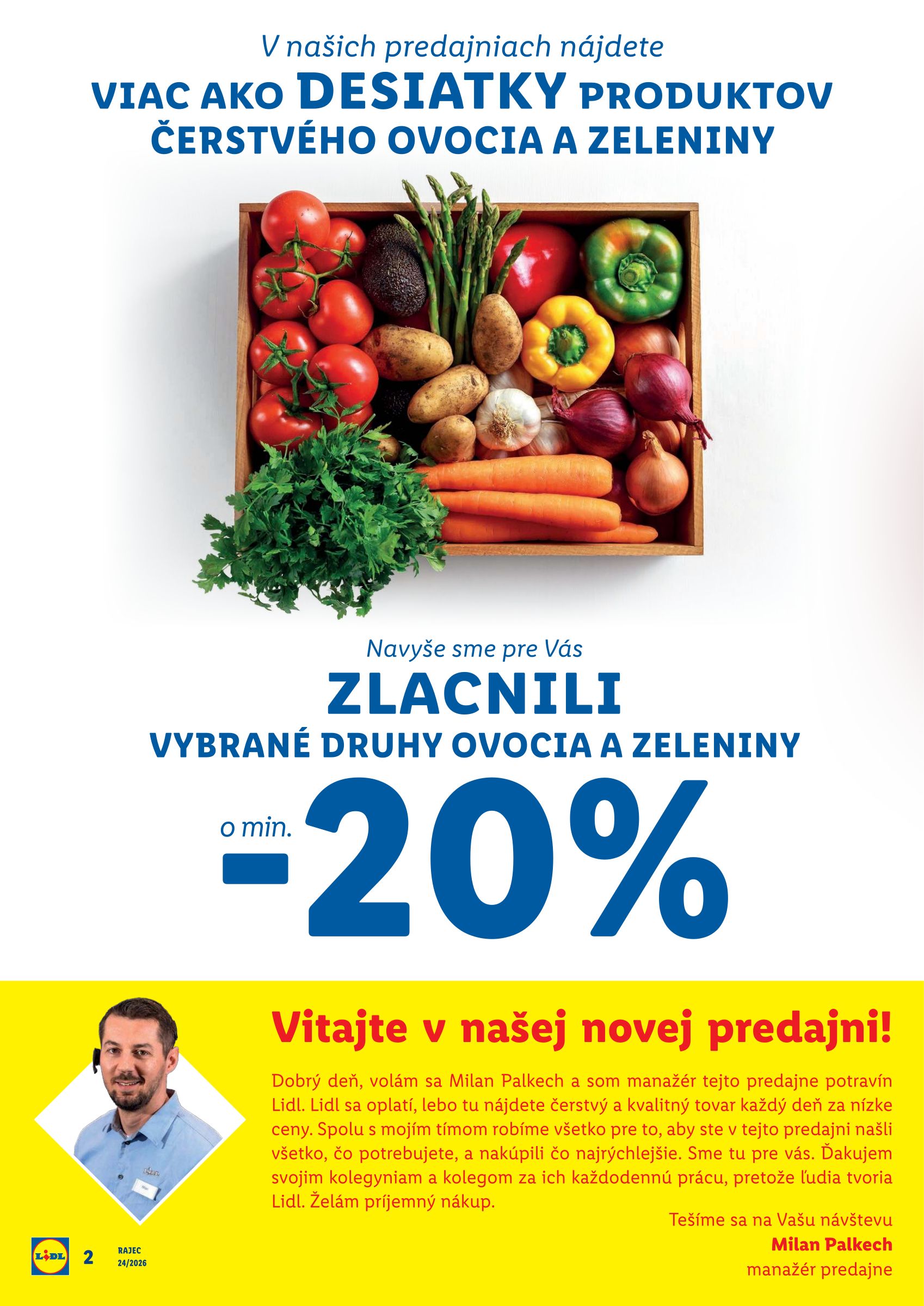 lidl - Aktuálny Lidl - Rajec leták od pondelka, 08.06.2026 do nedele, 14.06.2026 - page: 2