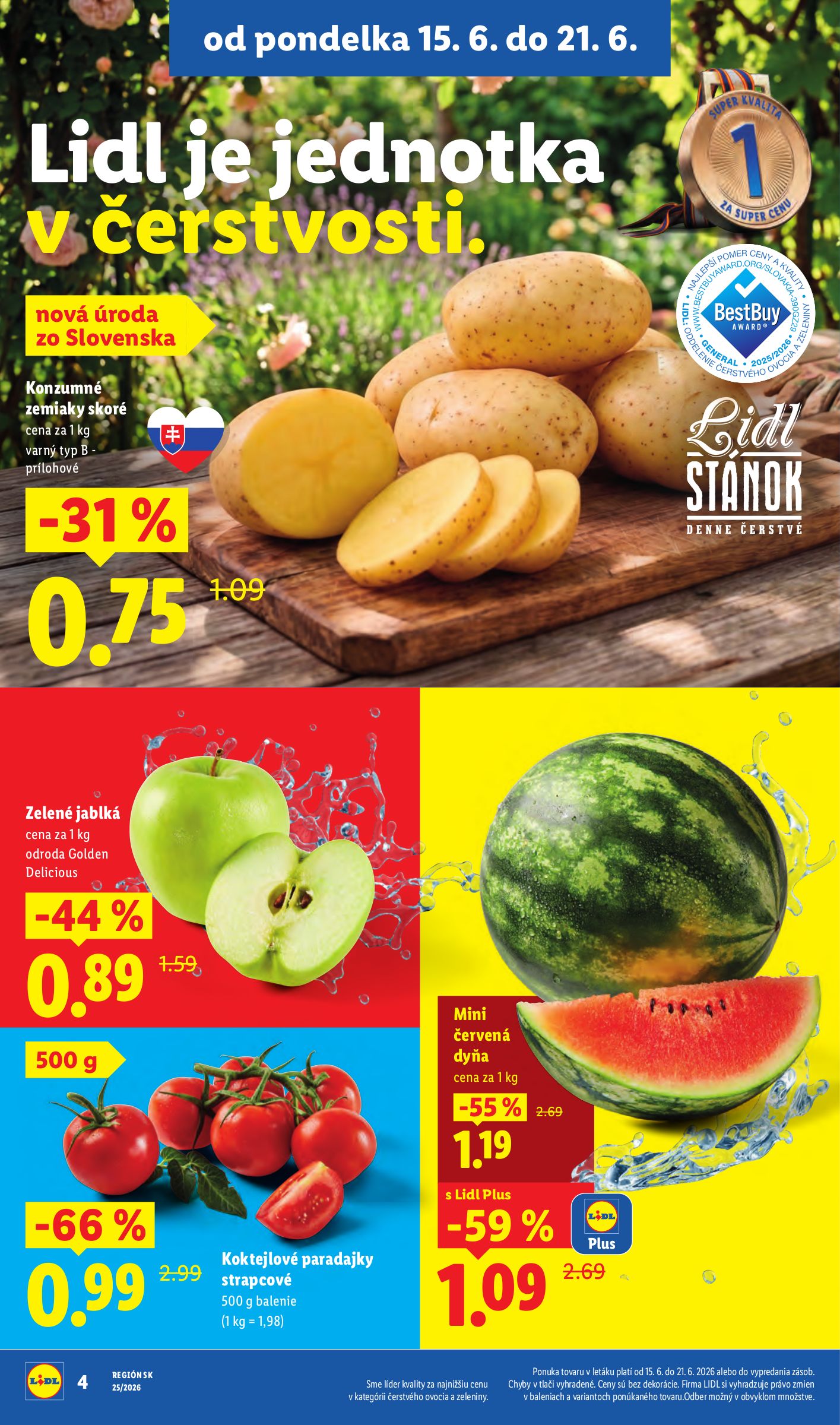 lidl - Aktuálny Lidl leták od pondelka, 15.06.2026 do nedele, 21.06.2026 - page: 6