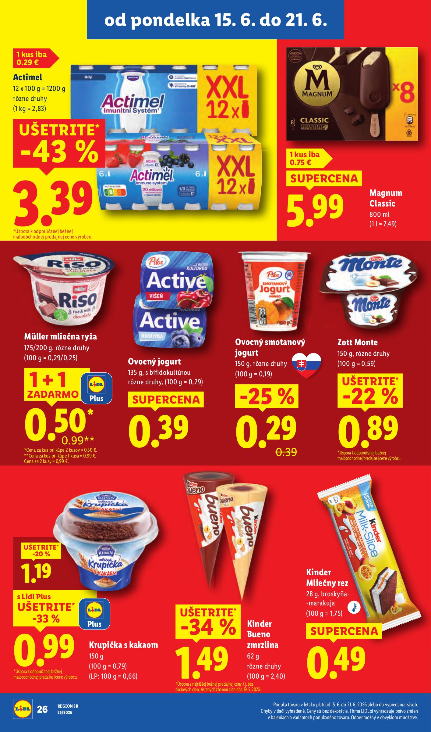 lidl - Aktuálny Lidl leták od pondelka, 15.06.2026 do nedele, 21.06.2026 - page: 40
