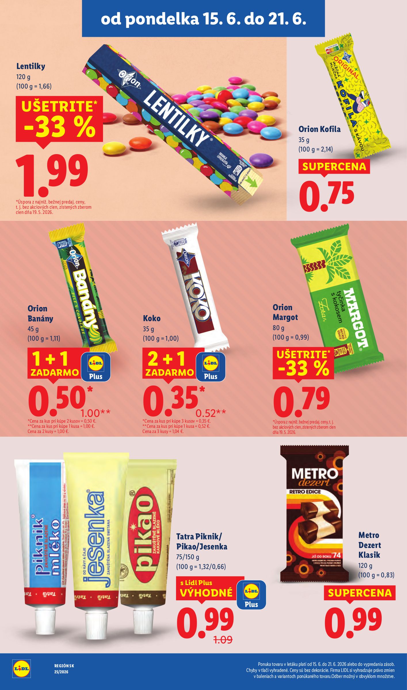 lidl - Aktuálny Lidl leták od pondelka, 15.06.2026 do nedele, 21.06.2026 - page: 26