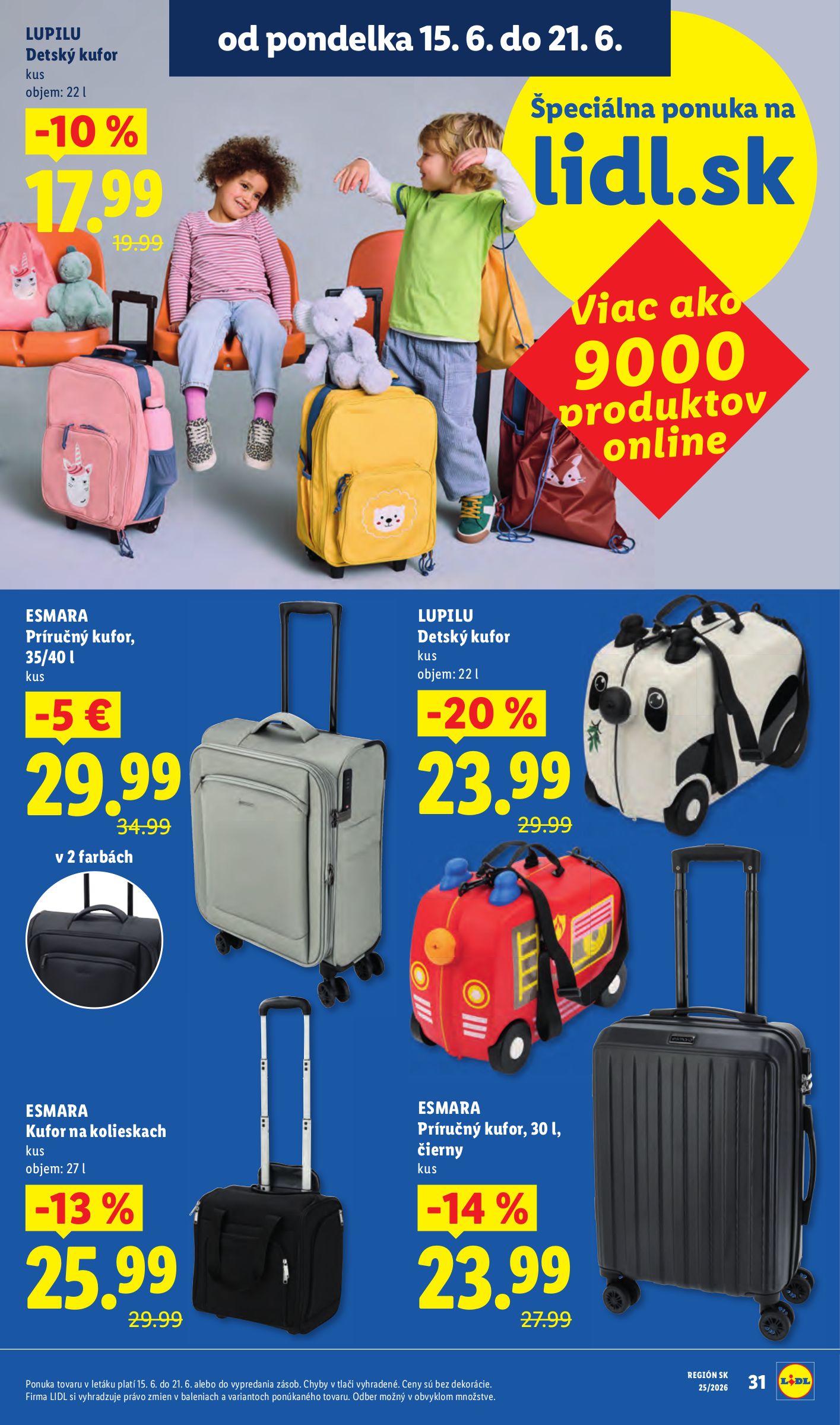 lidl - Aktuálny Lidl leták od pondelka, 15.06.2026 do nedele, 21.06.2026 - page: 9