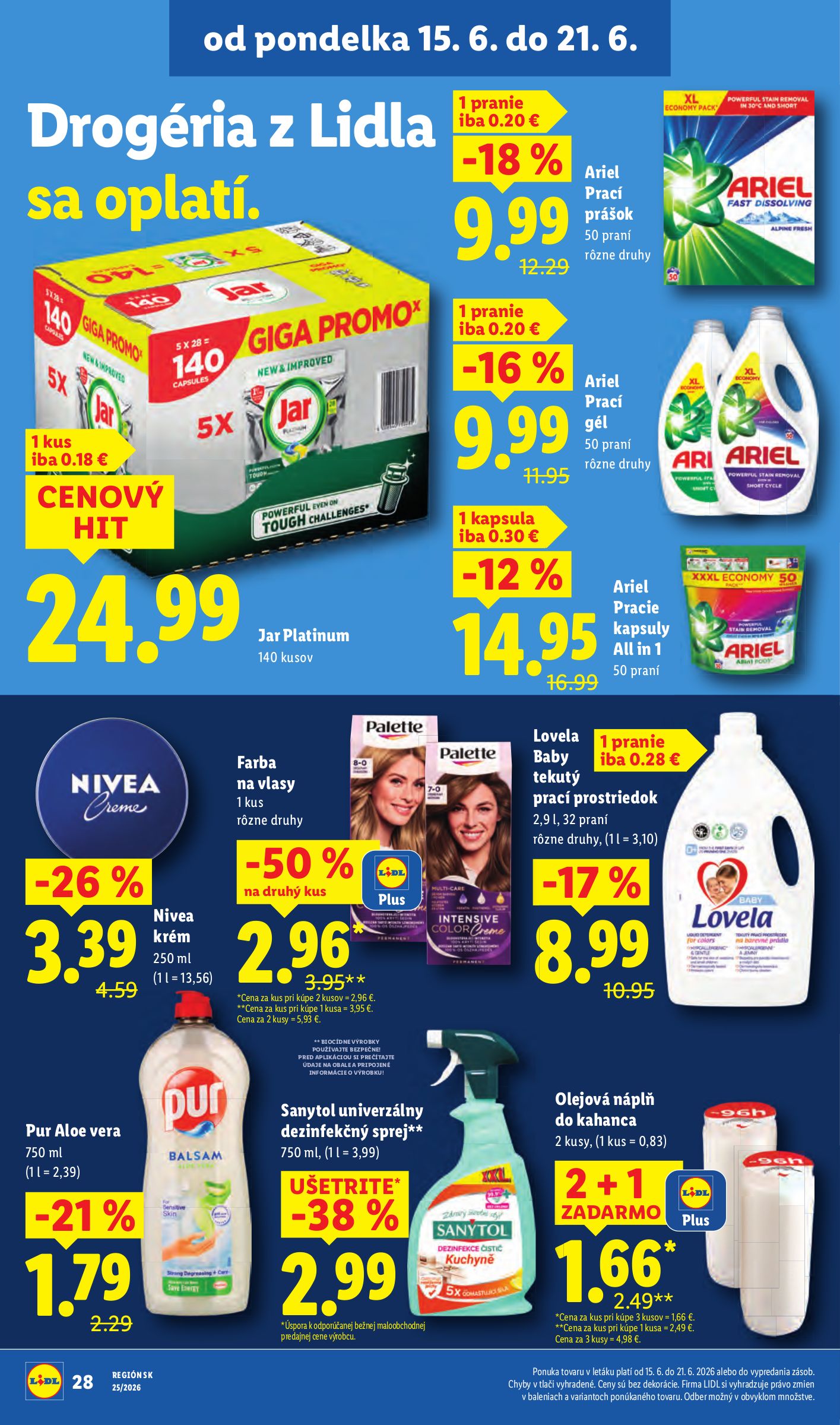 lidl - Aktuálny Lidl leták od pondelka, 15.06.2026 do nedele, 21.06.2026 - page: 44