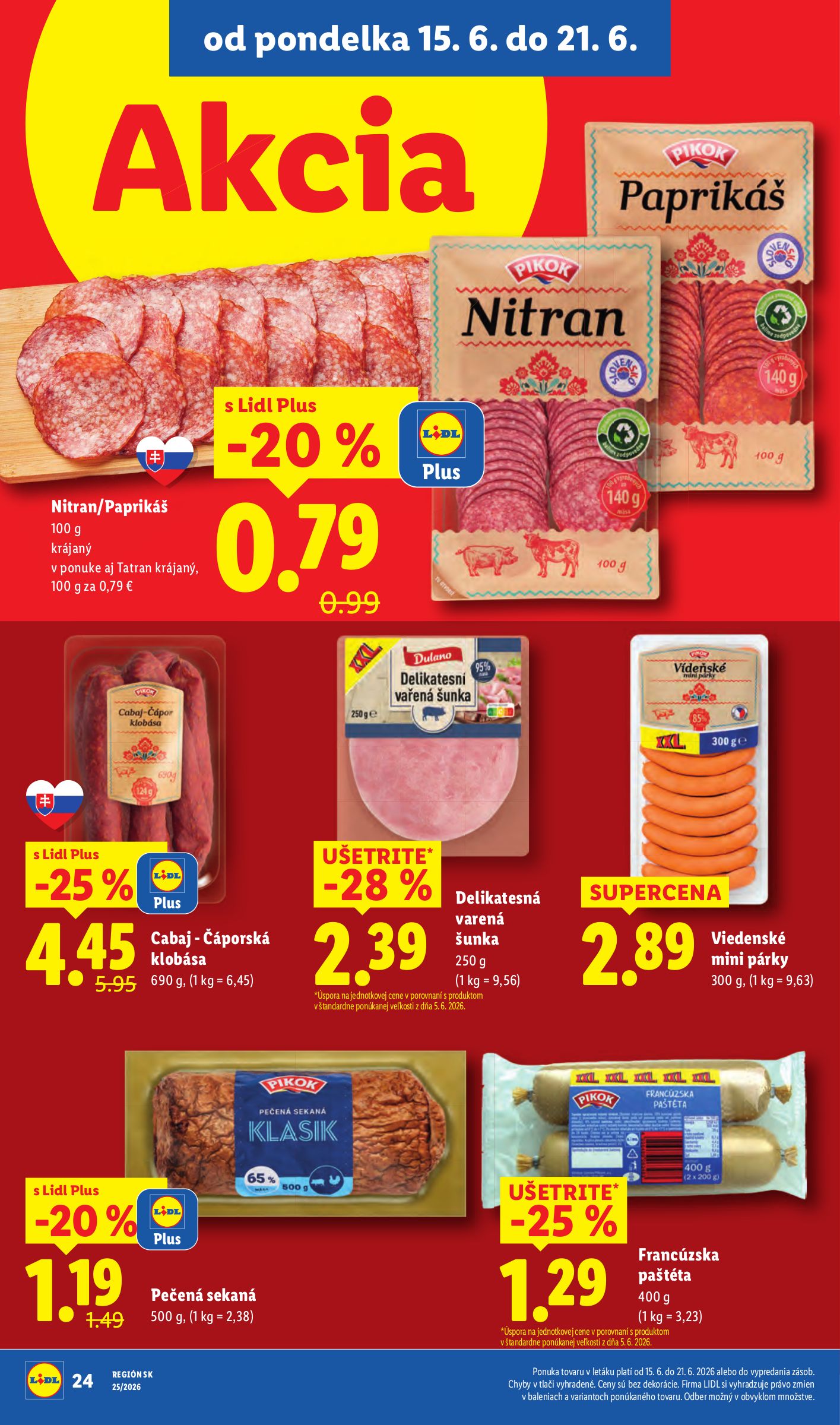 lidl - Aktuálny Lidl leták od pondelka, 15.06.2026 do nedele, 21.06.2026 - page: 38