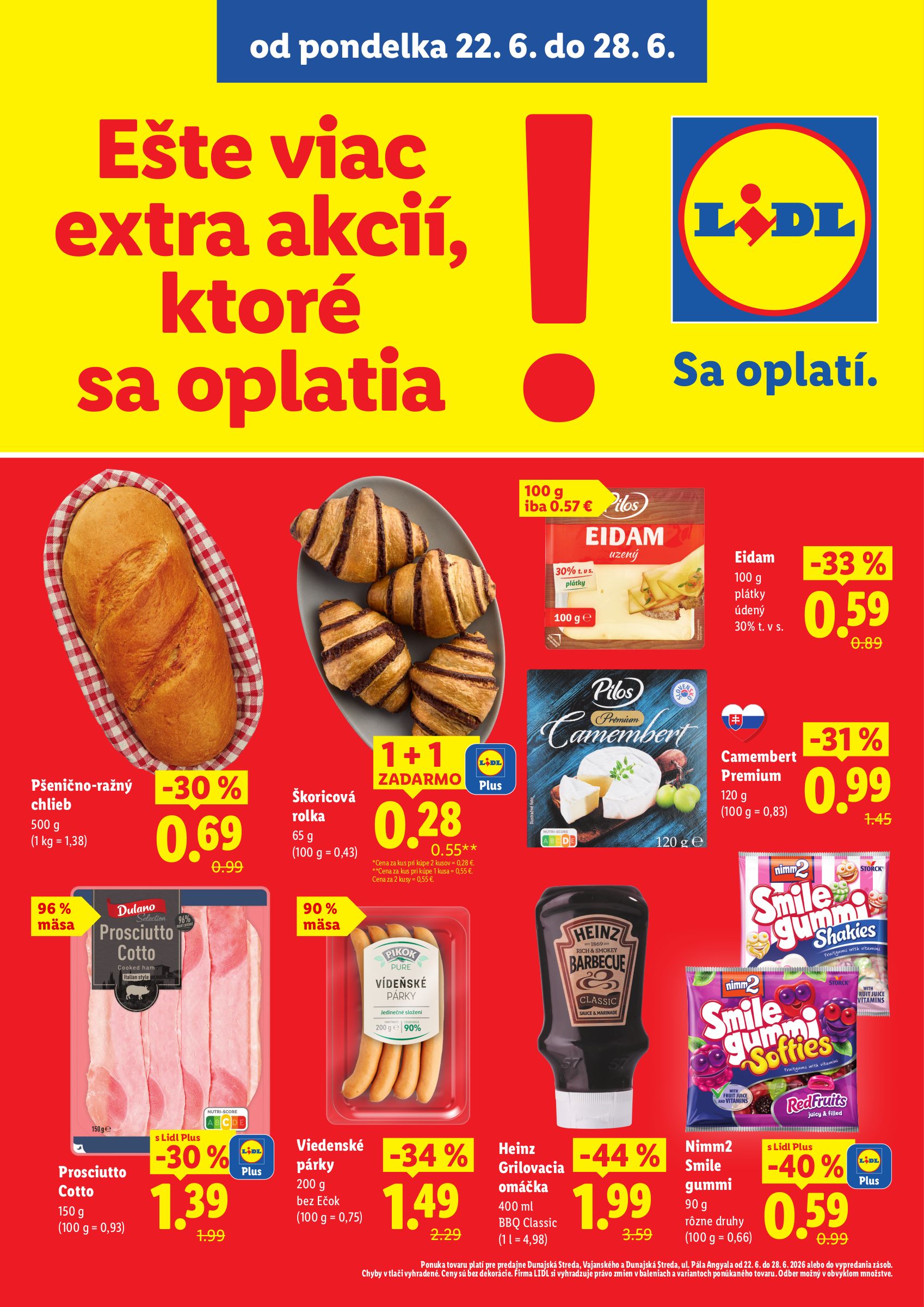 lidl - Nový Lidl leták od pondelka, 22.06.2026 do nedele, 28.06.2026 - page: 1