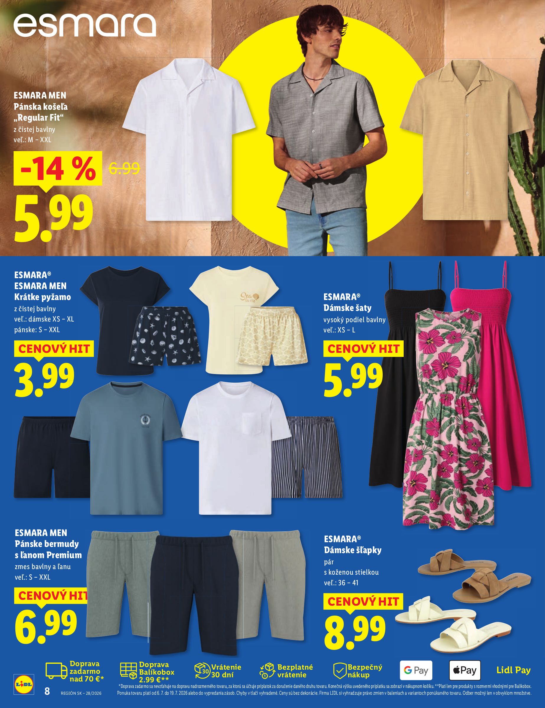 lidl - Aktuálny Lidl - Online magazín leták od soboty, 04.07.2026 do nedele, 19.07.2026 - page: 8