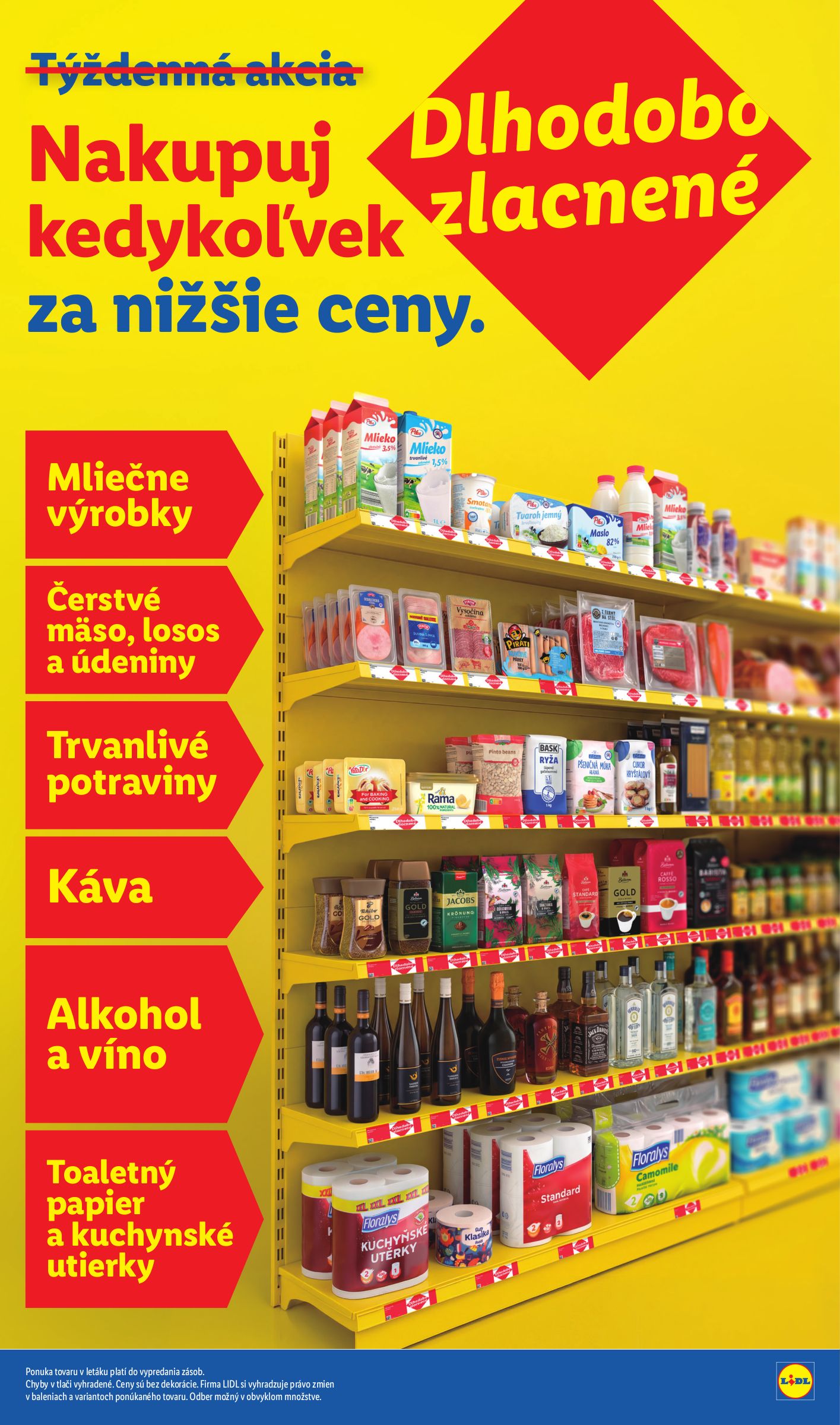 lidl - Aktuálny Lidl - Dlhodobo zlacnené leták od piatku, 03.07.2026 do štvrtka, 31.12.2026