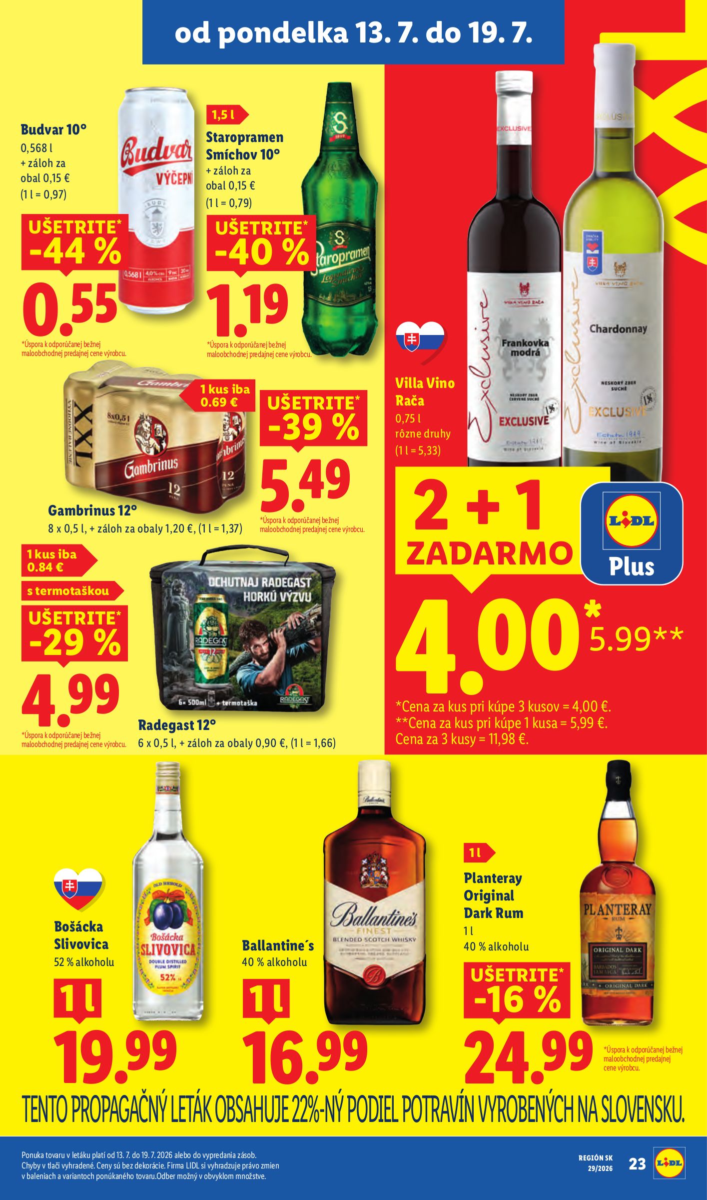 lidl - Aktuálny Lidl leták od pondelka, 13.07.2026 do nedele, 19.07.2026 - page: 31