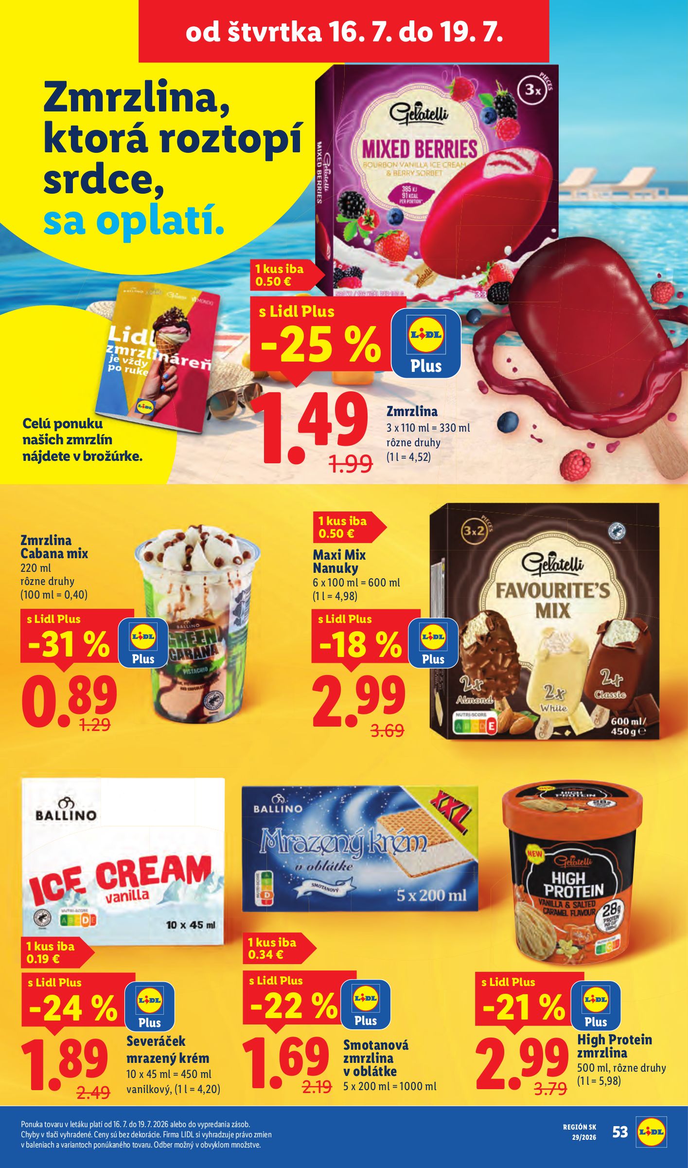 lidl - Aktuálny Lidl leták od pondelka, 13.07.2026 do nedele, 19.07.2026 - page: 70