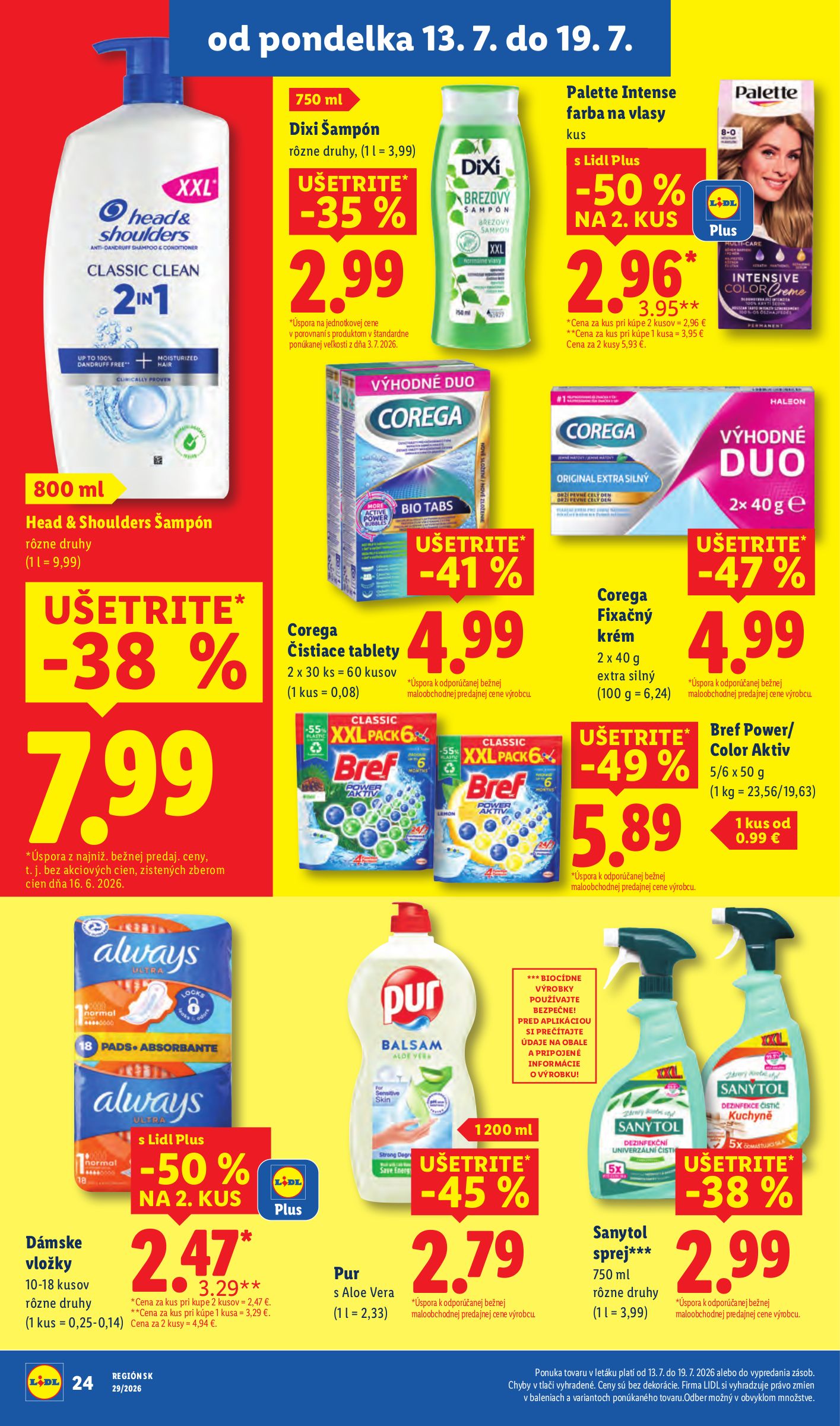 lidl - Aktuálny Lidl leták od pondelka, 13.07.2026 do nedele, 19.07.2026 - page: 32