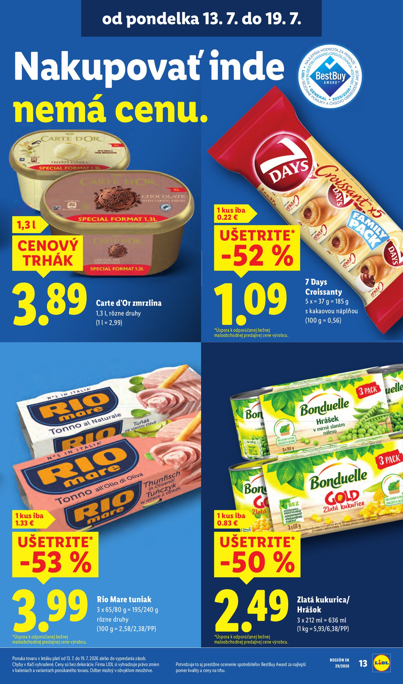 lidl - Aktuálny Lidl leták od pondelka, 13.07.2026 do nedele, 19.07.2026 - page: 21