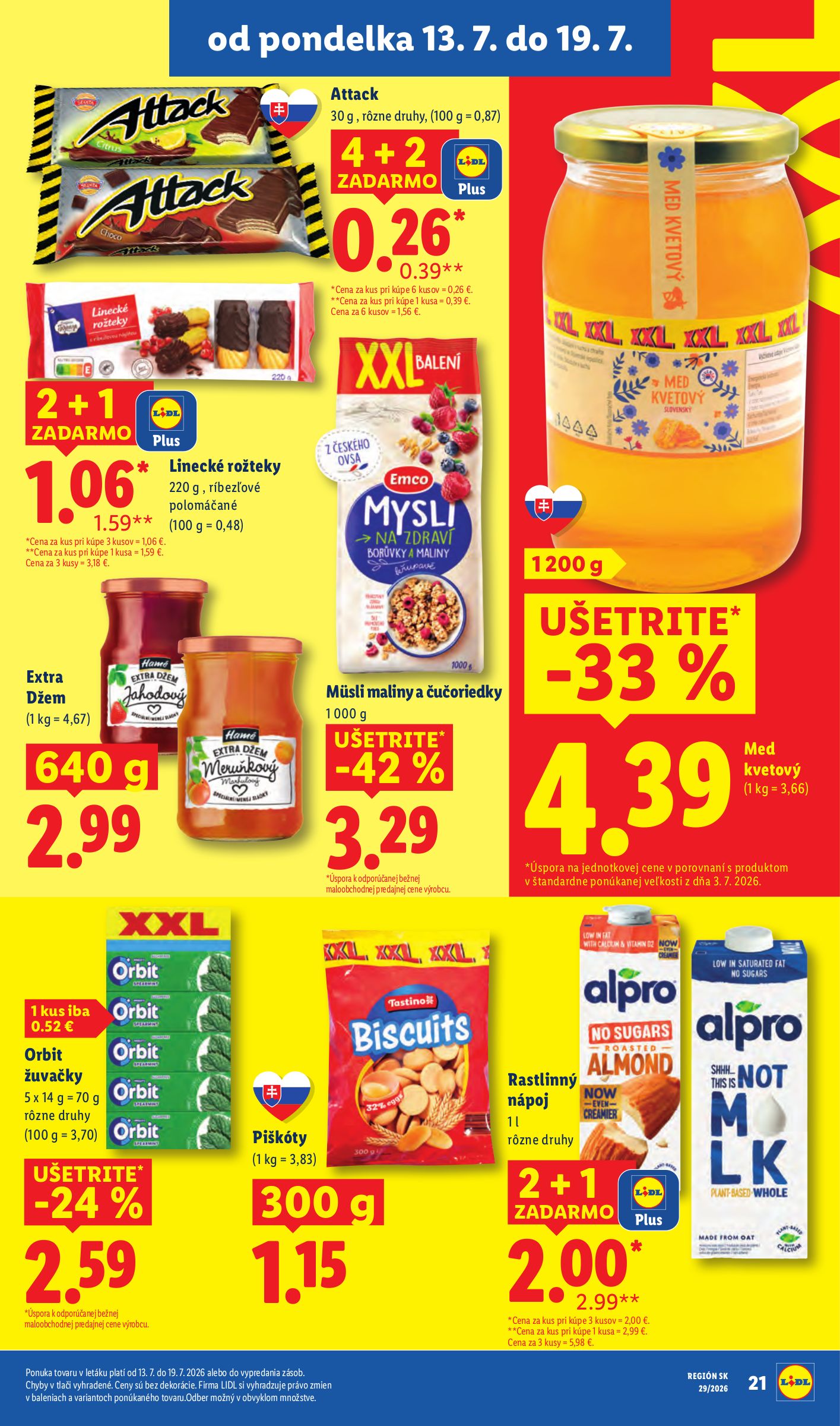 lidl - Aktuálny Lidl leták od pondelka, 13.07.2026 do nedele, 19.07.2026 - page: 29