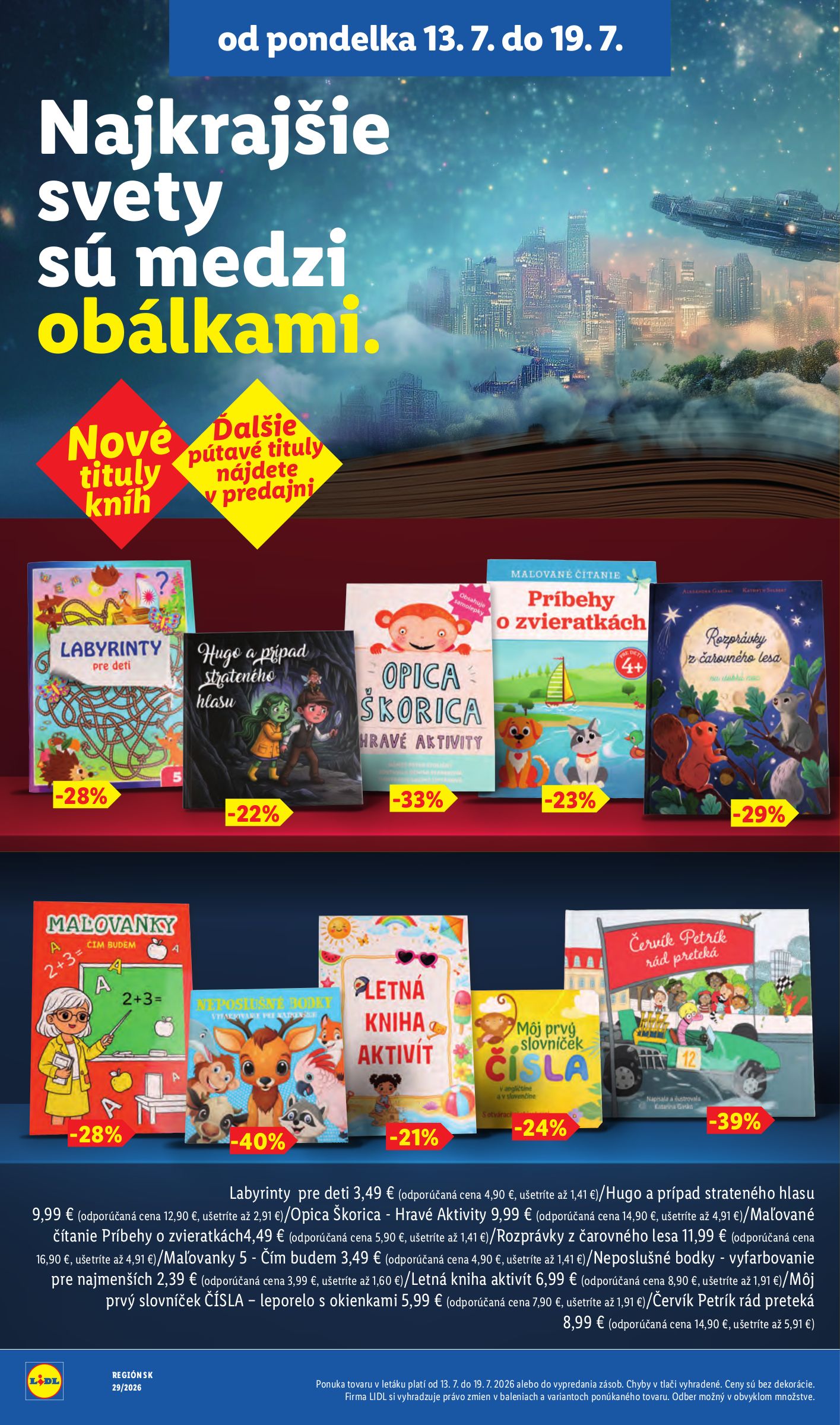 lidl - Aktuálny Lidl leták od pondelka, 13.07.2026 do nedele, 19.07.2026 - page: 44