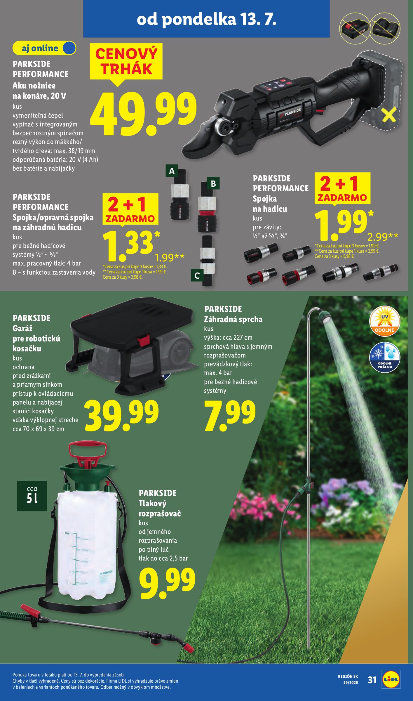 lidl - Aktuálny Lidl leták od pondelka, 13.07.2026 do nedele, 19.07.2026 - page: 47