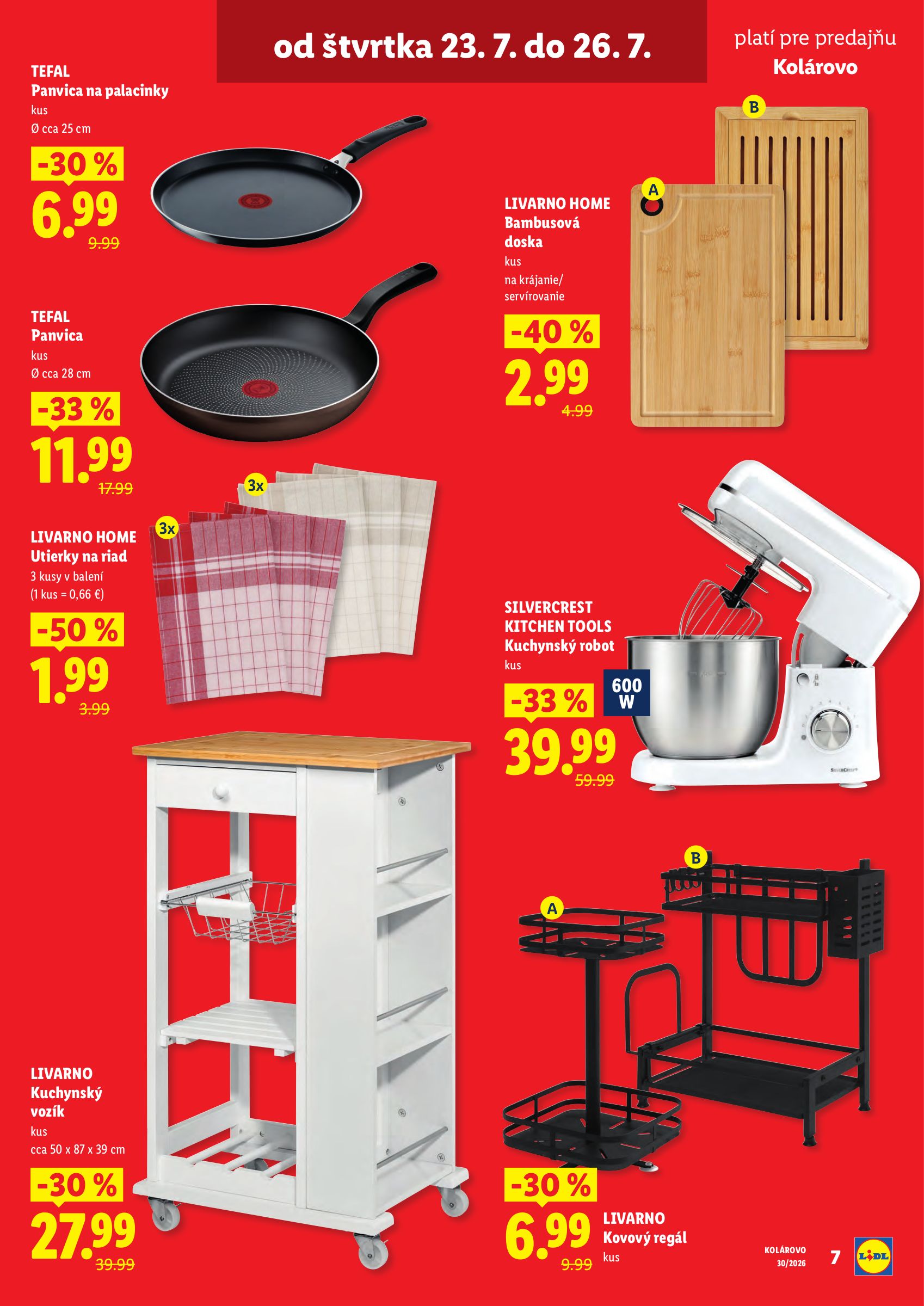 lidl - Nový Lidl leták od štvrtka, 23.07.2026 do nedele, 26.07.2026 - page: 7