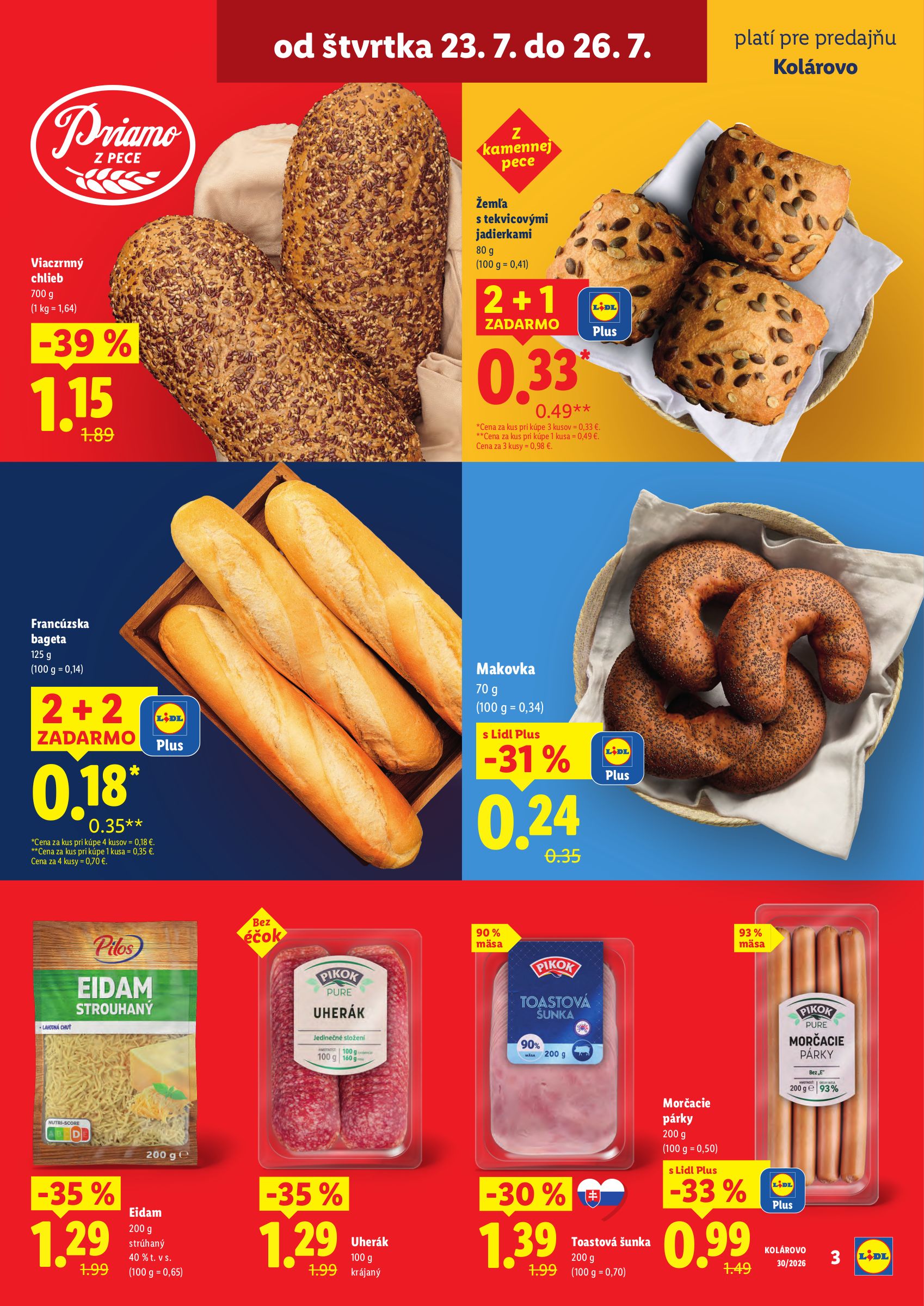 lidl - Nový Lidl leták od štvrtka, 23.07.2026 do nedele, 26.07.2026 - page: 3