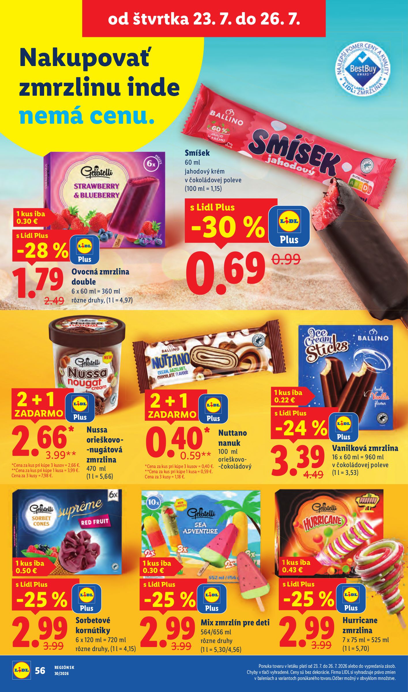 lidl - Nový Lidl leták od pondelka, 20.07.2026 do nedele, 26.07.2026 - page: 80